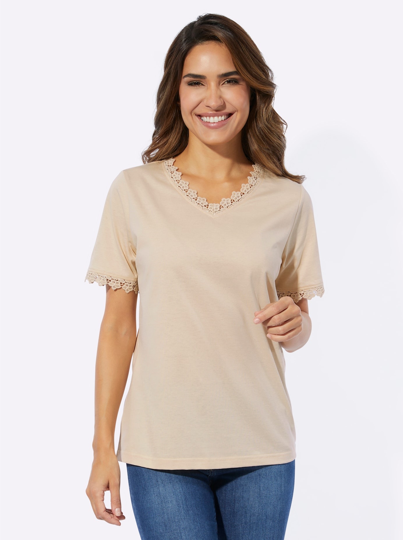 Classic Basics V-Shirt »Shirt«, (1 tlg.)