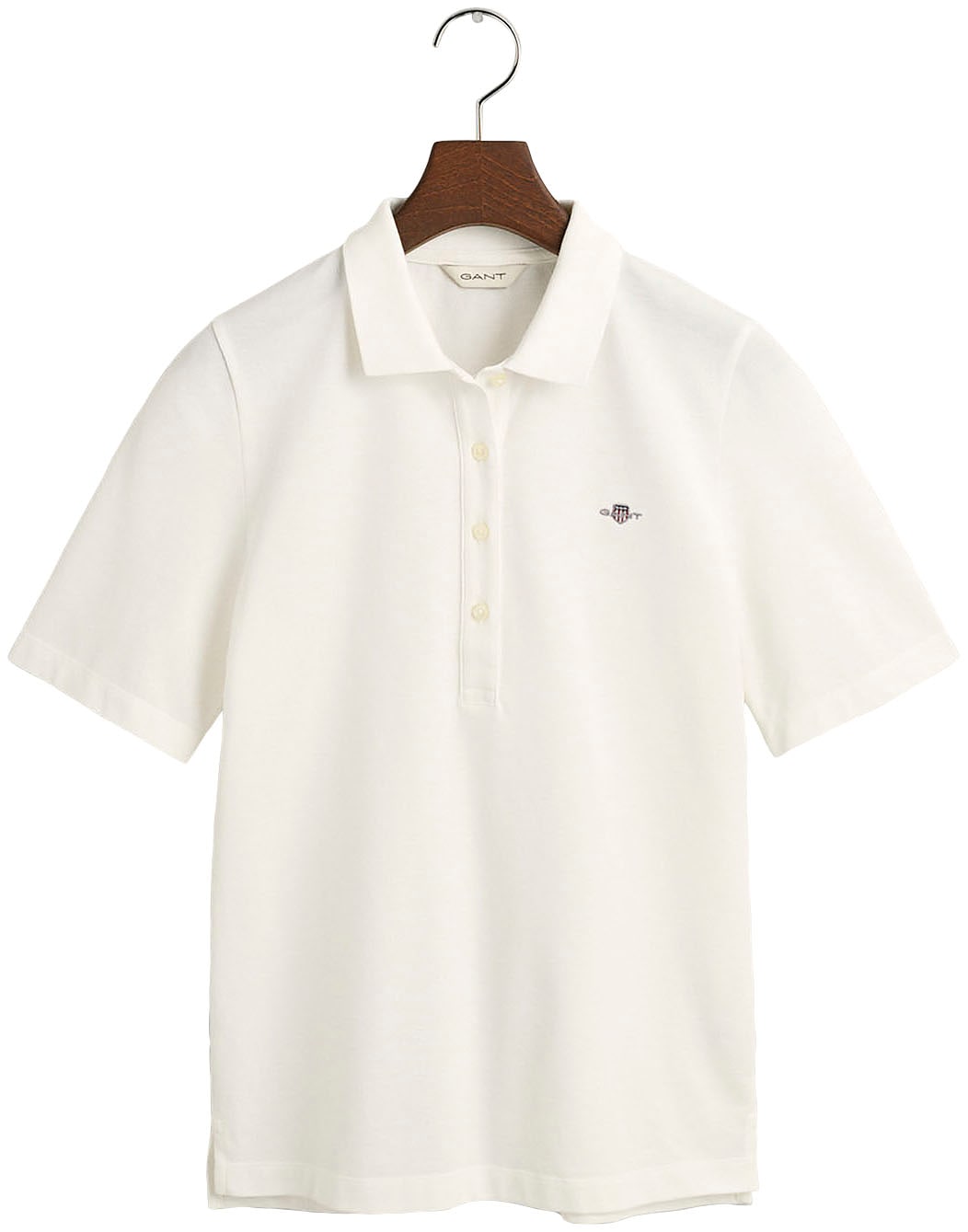 Gant Poloshirt »SLIM SHIELD KA PIQUE POLO«, mit grafischer Logostickerei auf der Brust