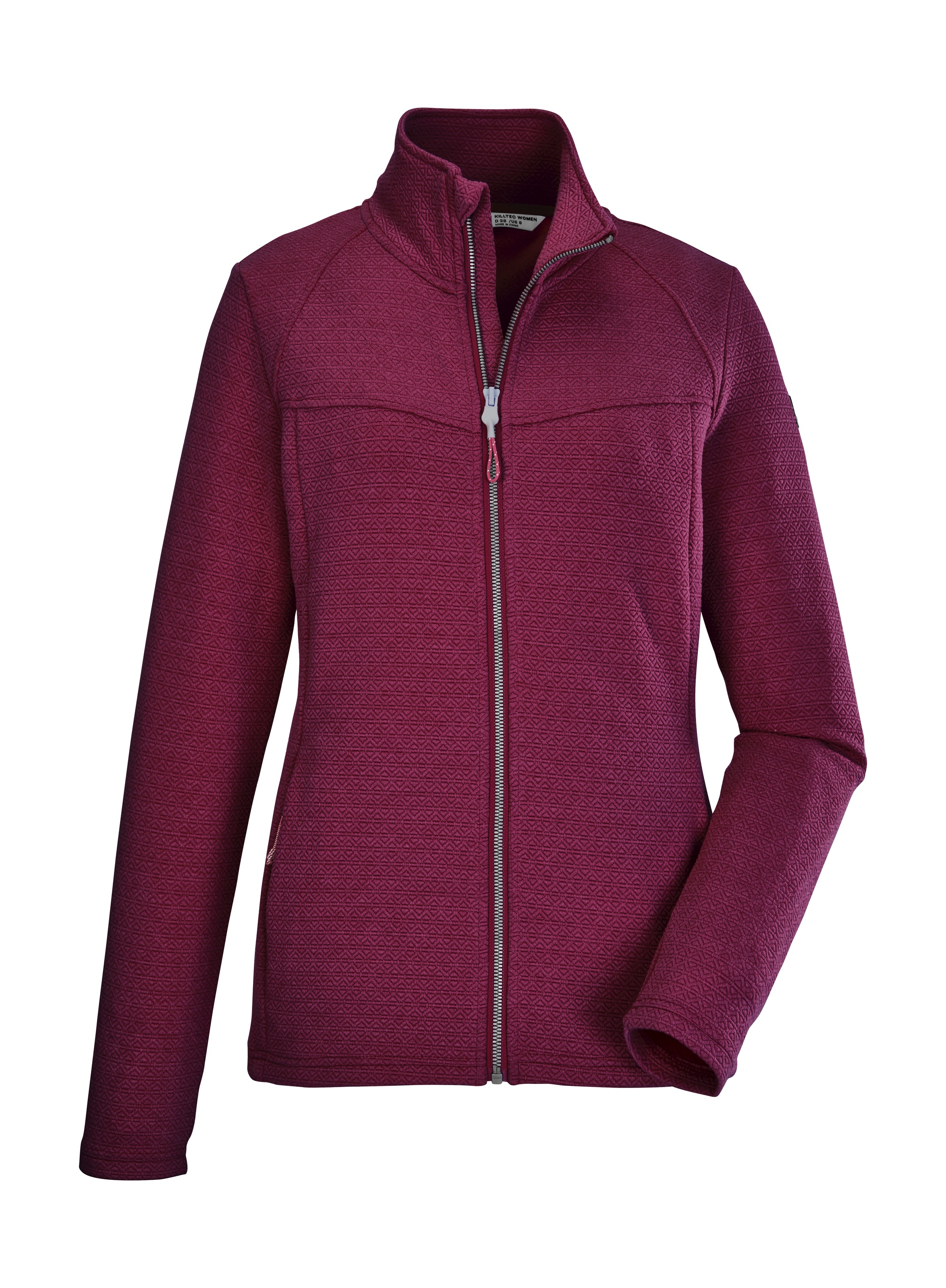Killtec Strickjacke »KOS 102 WMN FLX JCKT« Damen Powerstretchjacke, Stehkragen, Kinnschutz, Zipper-Taschen