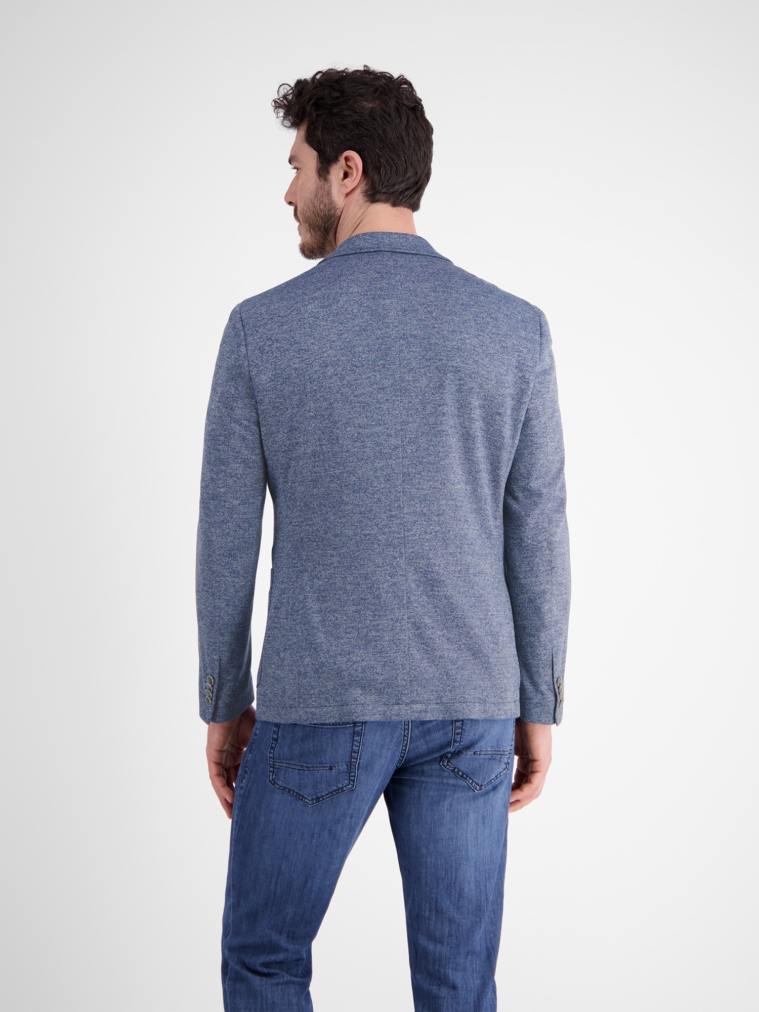 LERROS Jerseysakko »LERROS Jerseyblazer mit Muster im Innenfutter«