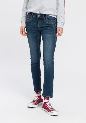 Arizona 7/8-Jeans »mit Keileinsätzen«, Low Waist kaufen