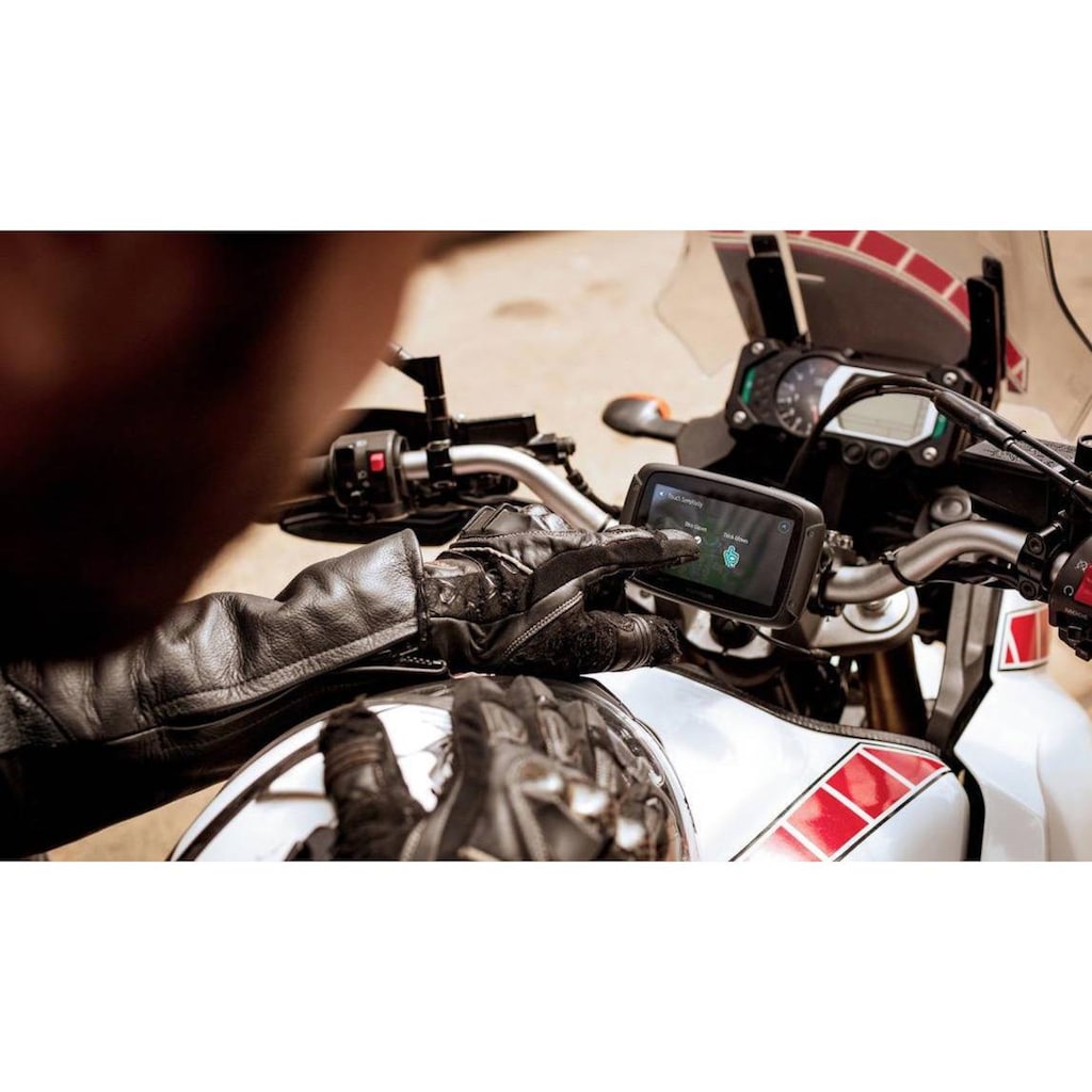 TomTom Motorrad-Navigationsgerät »Rider 500 EU«, (inklusive lebenslanger Kartenupdates)