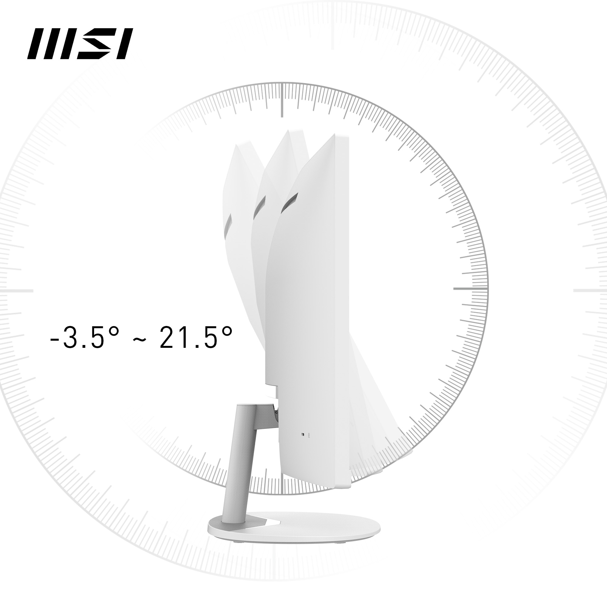 MSI Curved-Gaming-LED-Monitor »PRO MP341CQW«, 86,4 cm/34 Zoll, 3440 x 1440 px, UWQHD, 1 ms Reaktionszeit, 100 Hz, 3 Jahre Herstellergarantie