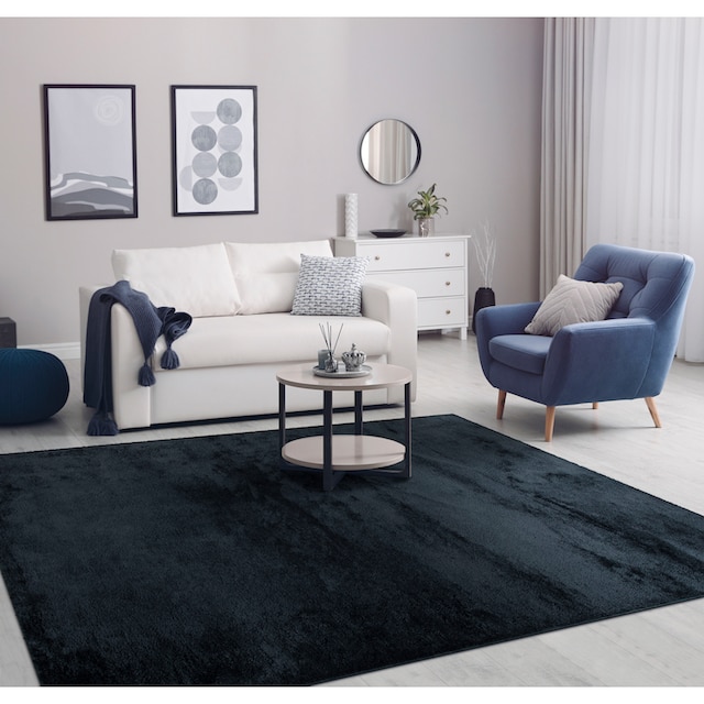 Paco Home Teppich »Cadiz 630«, rechteckig, Uni-Farben, besonders weich,  auch als Läufer erhältlich, waschbar online shoppen | Jelmoli-Versand