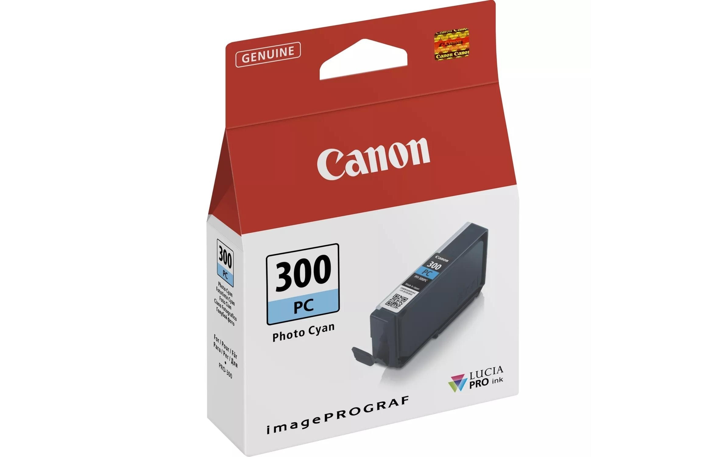 Canon Tintenpatrone »PFI-300PC photo cyan«