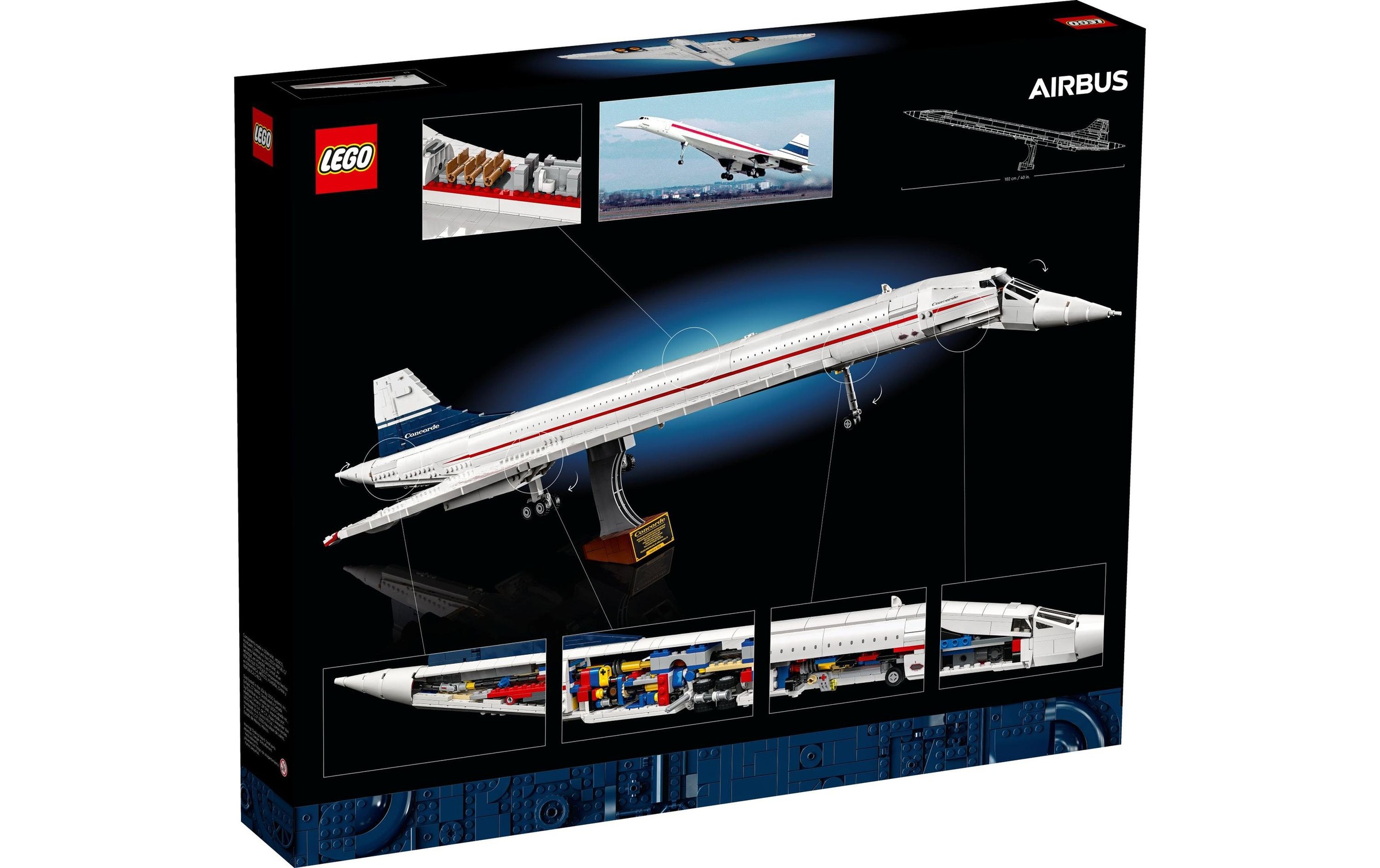 LEGO® Spielbausteine »Icons Concorde 10318«, (2083 St.)