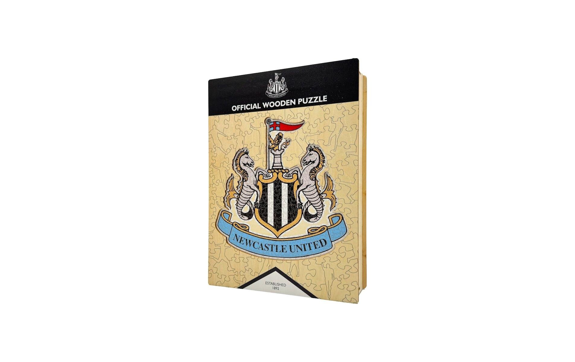 Puzzle »Iconic Newcastle United FC – Logo«, Holzart: Birke (Herkunftsland: China)