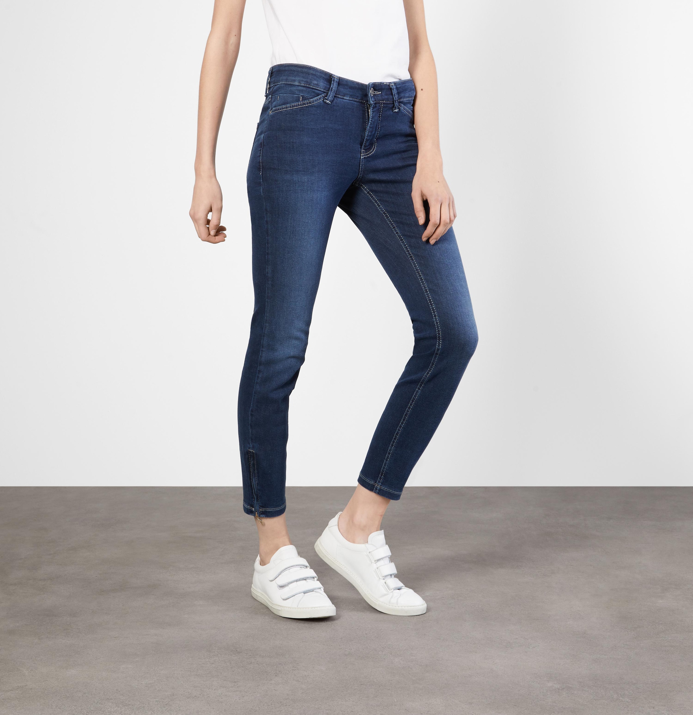 MAC 7/8-Jeans »Dream Chic«, verkürzte Form mit Reissverschluss