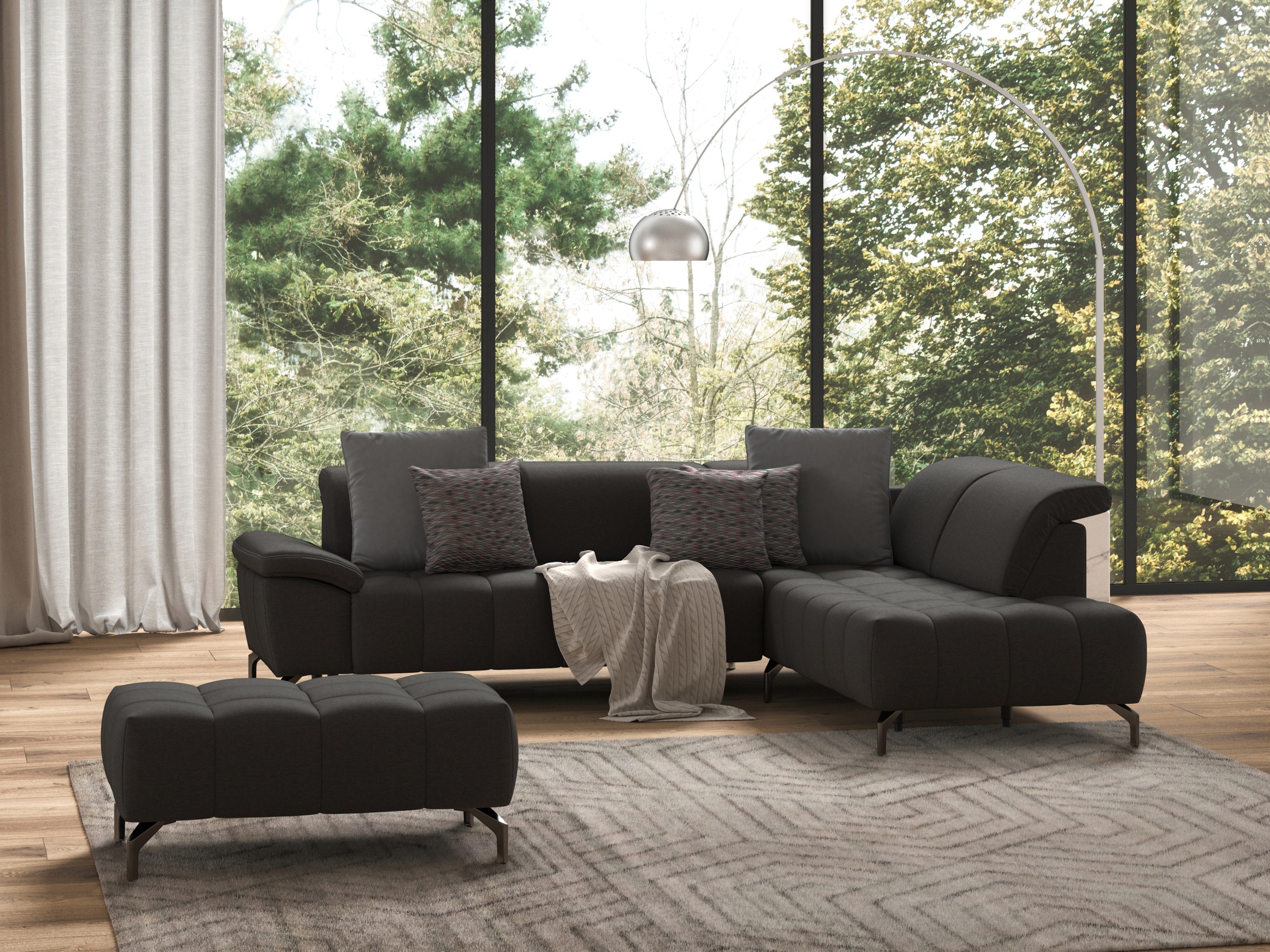 sit&more Hocker »Cool«, mit schwarzen Füssen