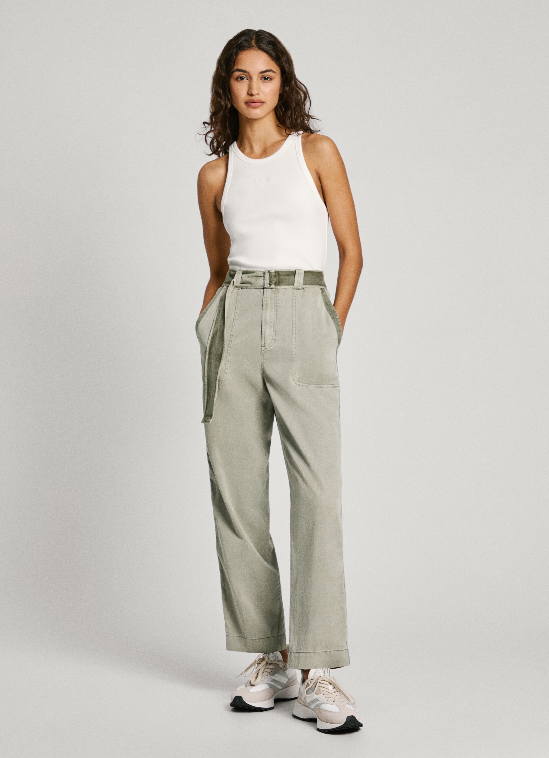 Pepe Jeans Cargohose »AYLIN«, mit Streifenbesatz