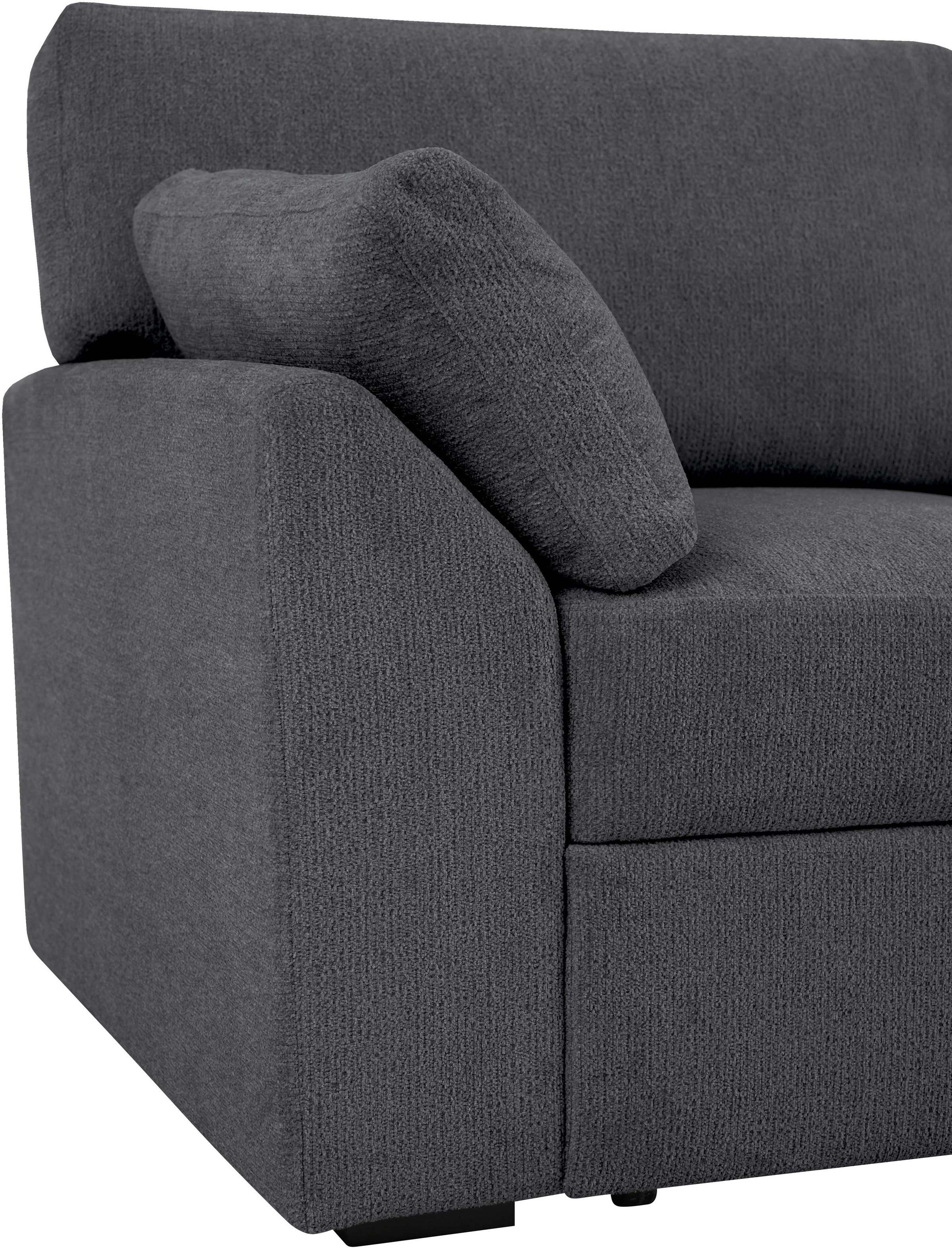 Home affaire Ecksofa »Citry«, Breite 246 cm, Chenille, Bettfunktion, Bettkasten, L-Form