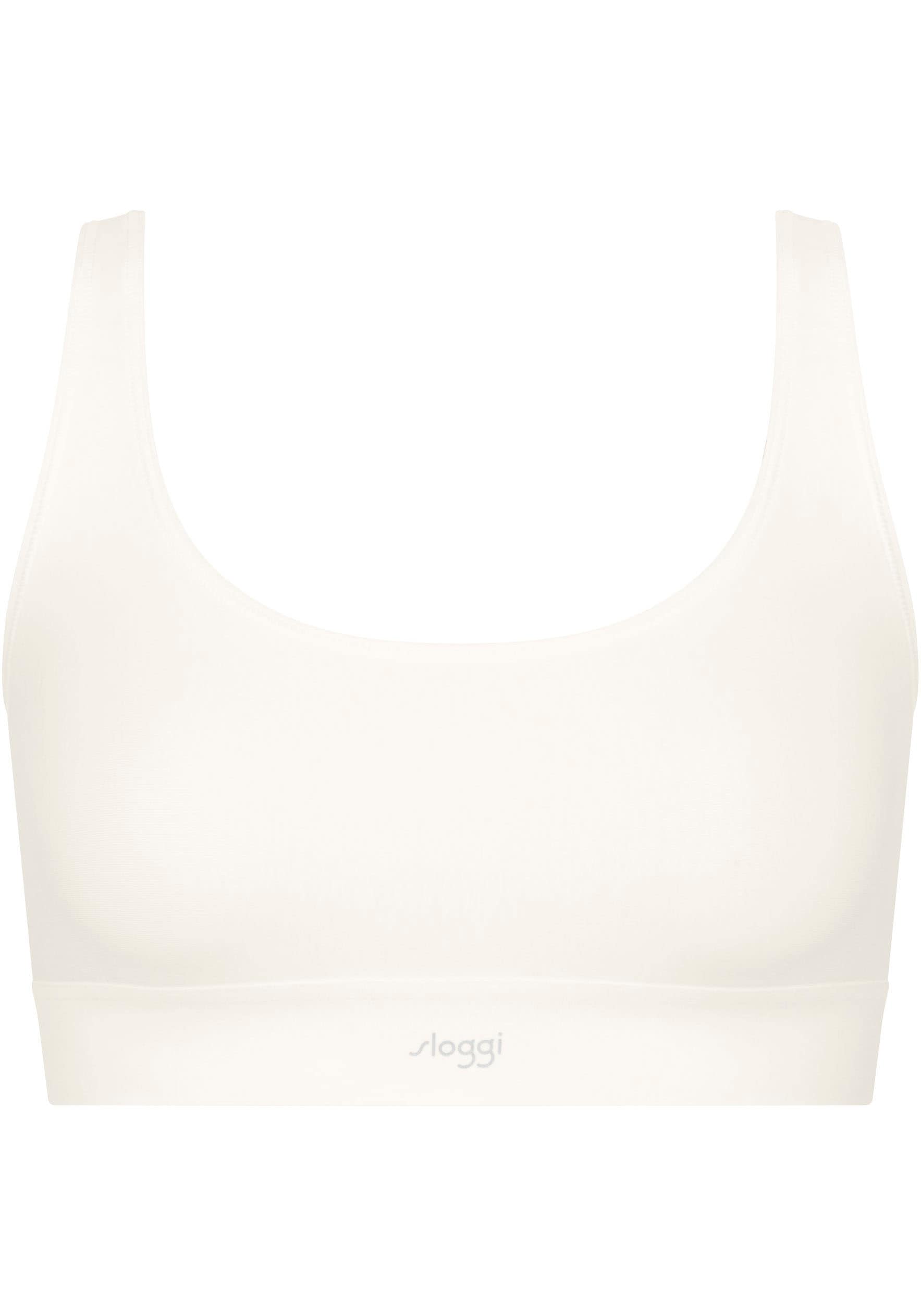 sloggi Bustier »EVER Ease«, temperaturausgleichend, Baumwolle, U-Ausschnitt, atmungsaktiv