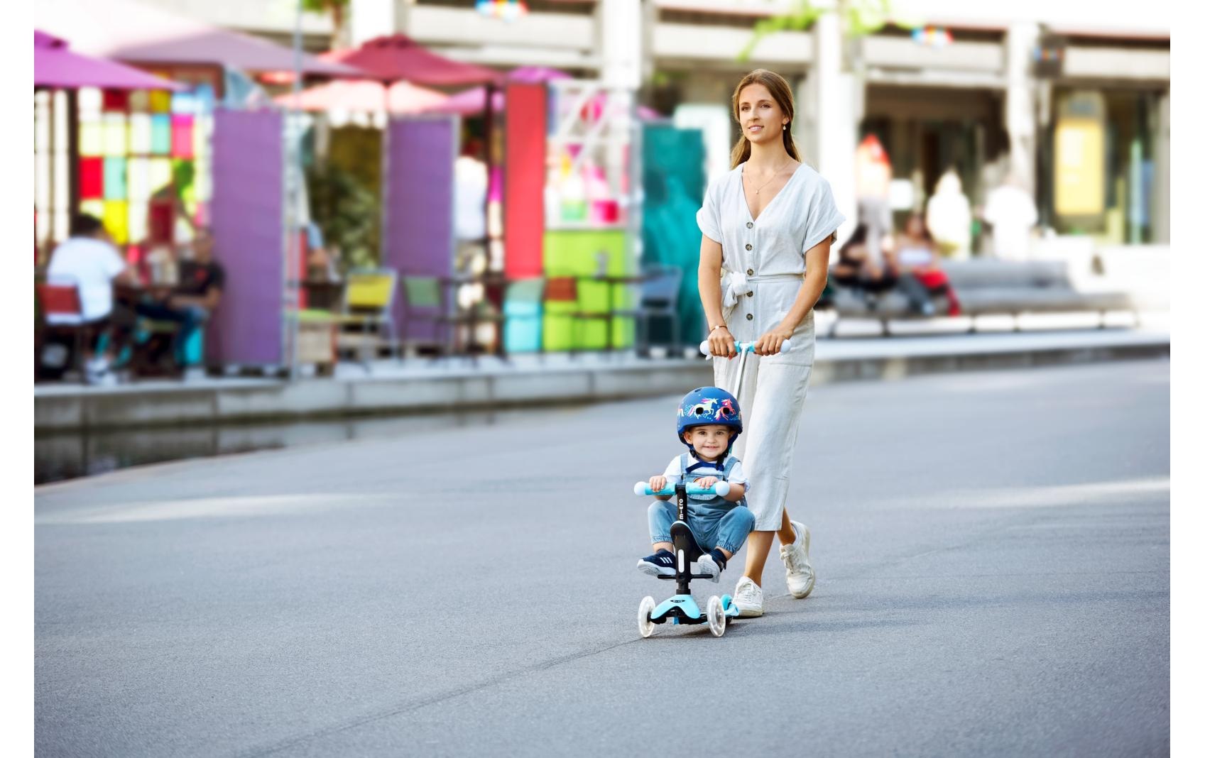 Micro Mobility Scooter »Mini2Grow Deluxe Magic LED«