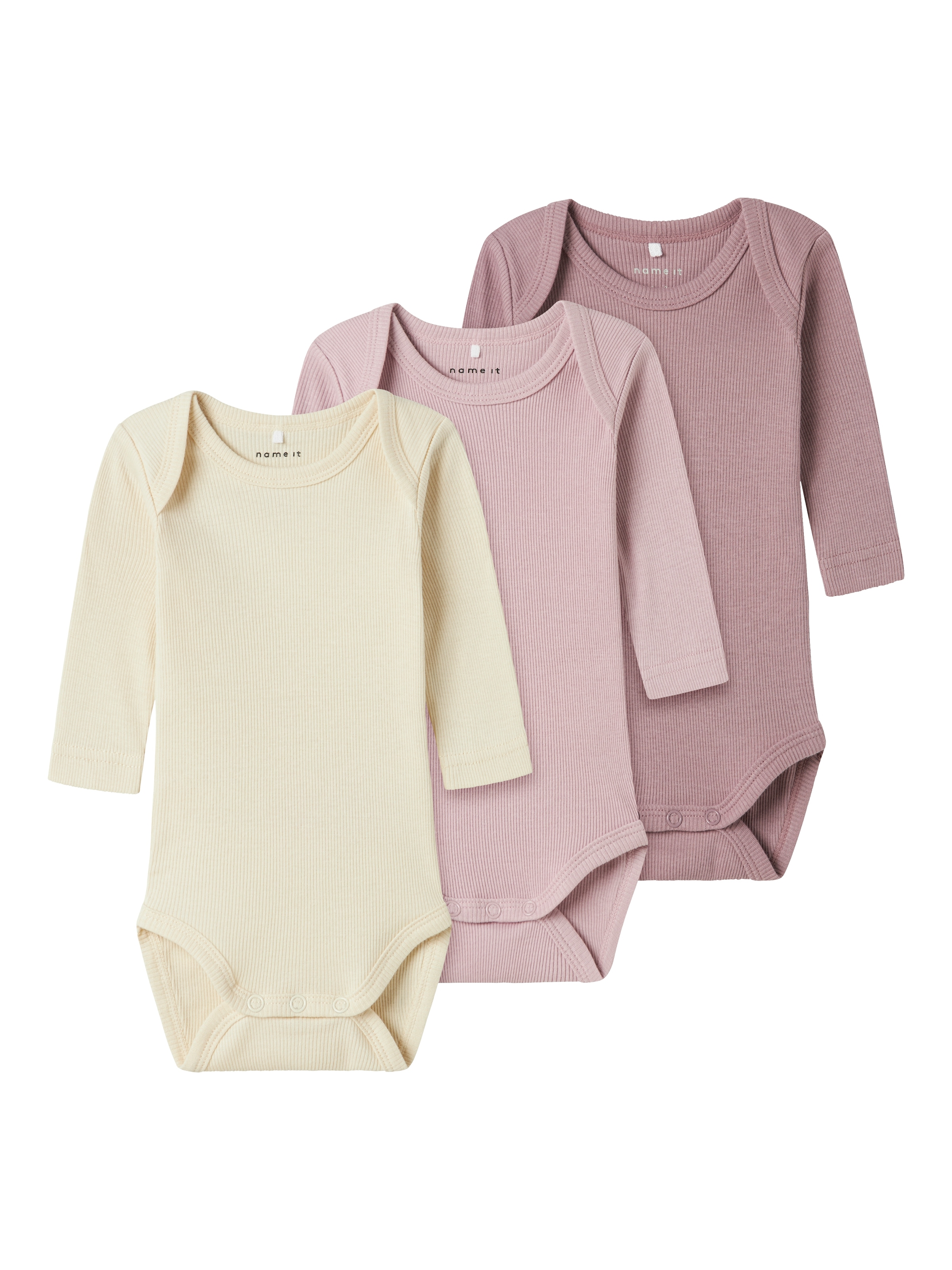 Name It Body »NBNBODY 3P LS SOLID RIB«