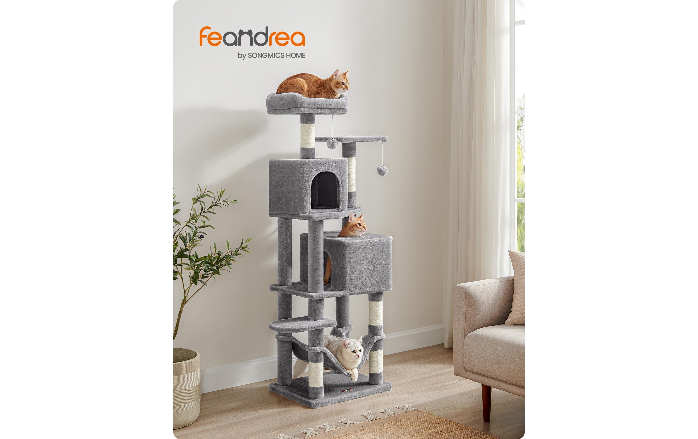 FEANDREA Kratzbaum »155 cm«, hoch