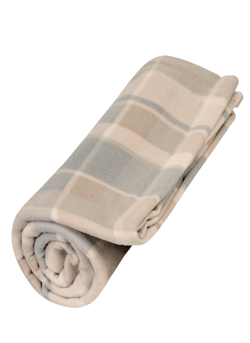 Trigema Fleeceschal »TRIGEMA Fleece-Decke mit Karo-Muster« 1 Stk.