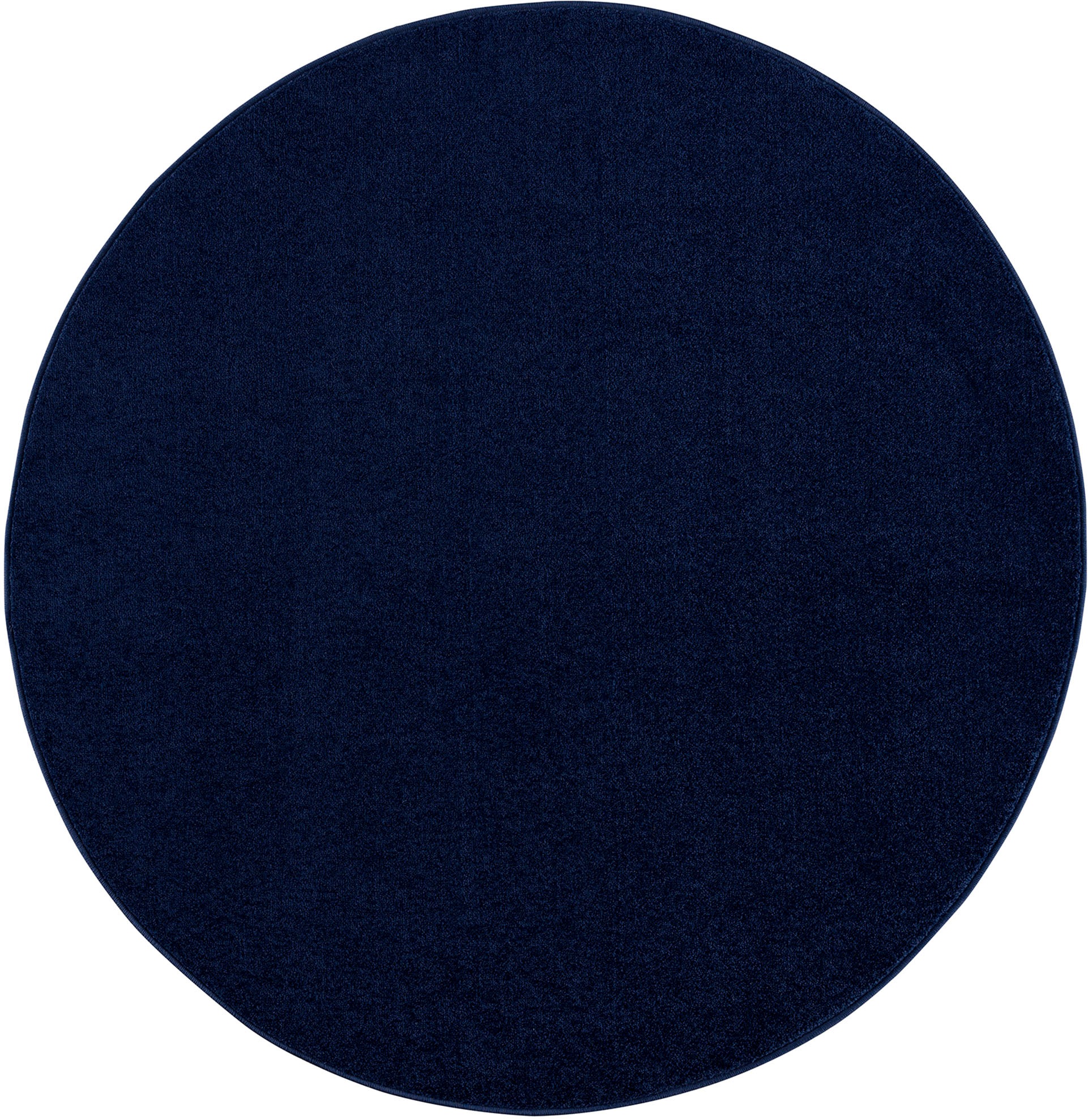 Sanat Teppich "UNI, auch als Läufer und Rund" rund 13 mm Höhe robuster Kurzflorteppich, große Farbauswahl, Wohnzimmer, alle Räume