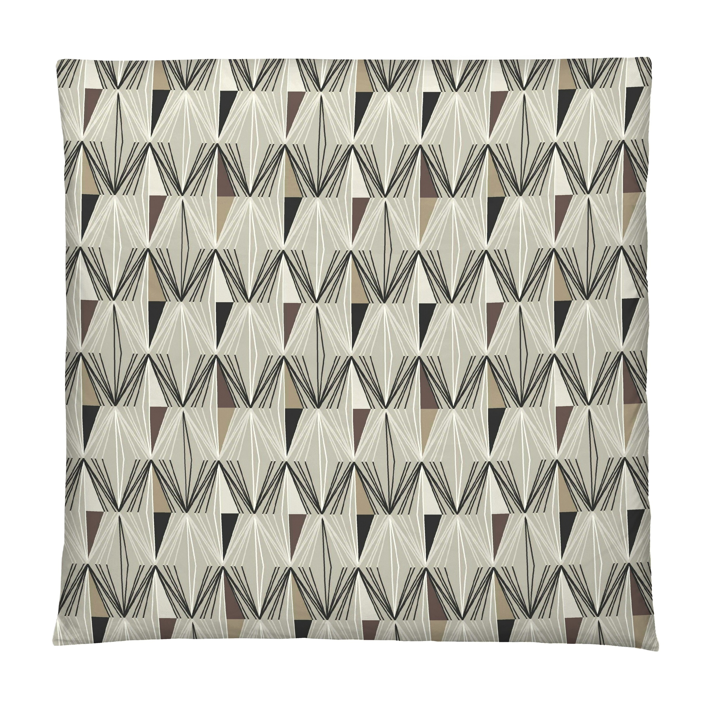 HOME FASHION Bettbezug »Zamba mit grafischem Muster«, (1 St.), verdeckter Reissverschluss