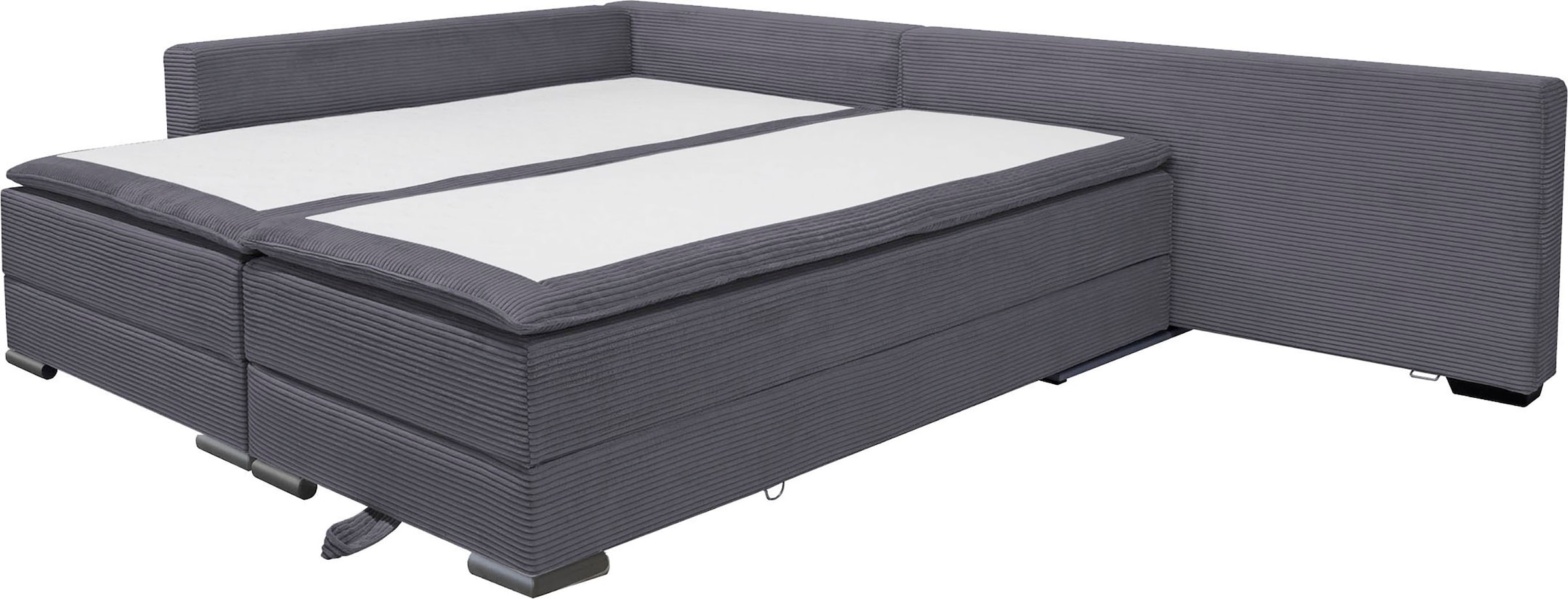 INOSIGN Ecksofa »Night & Day L-Form mit Dauer-Schlaffunktion, Cord-Bezug!«, inklusive Bettfunktion und Bettkasten