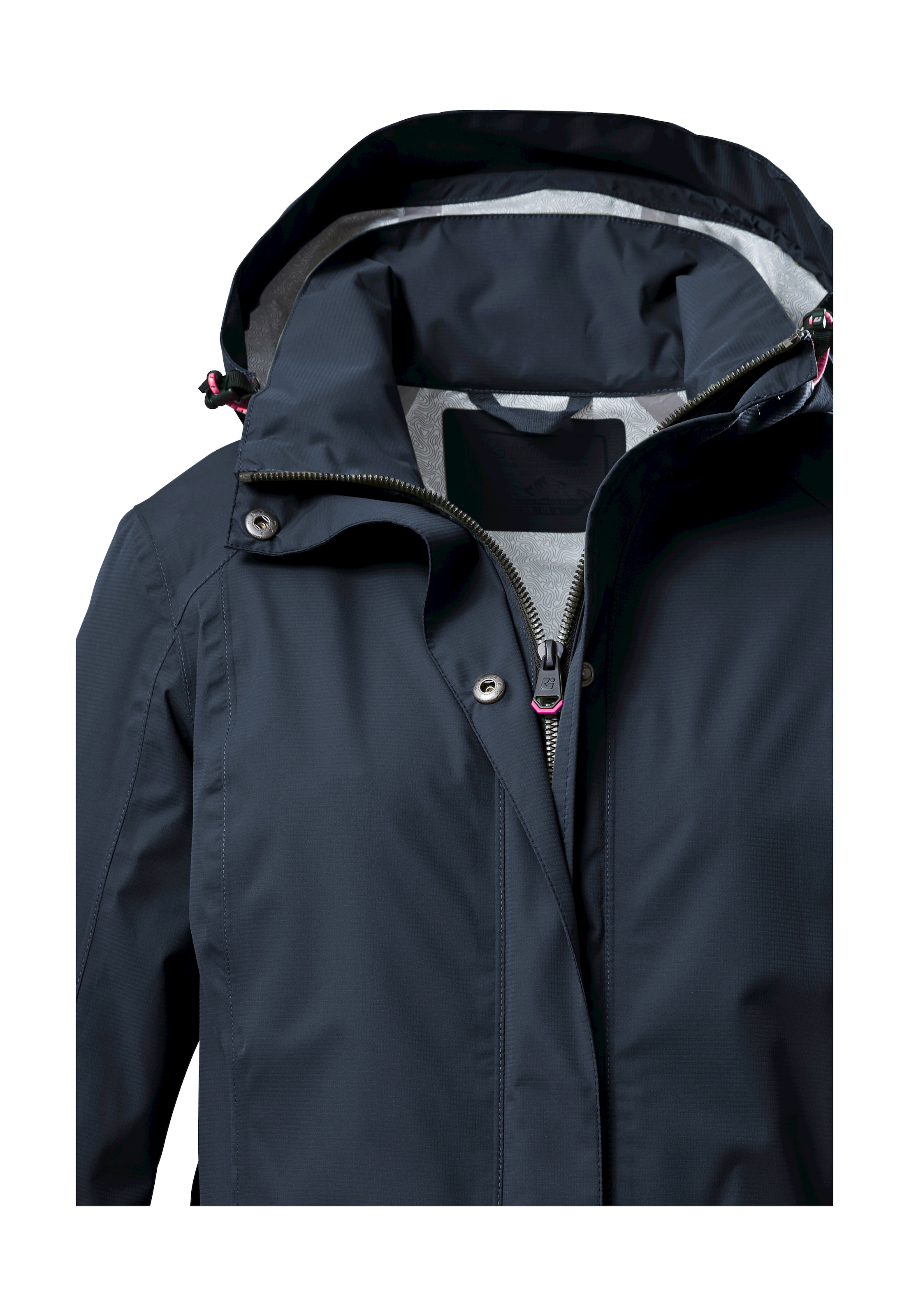 Killtec Parka »KOS 93 WMN PRK«, Wasserdichter, atmungsaktiver Parka mit abnehmbarer Kapuze