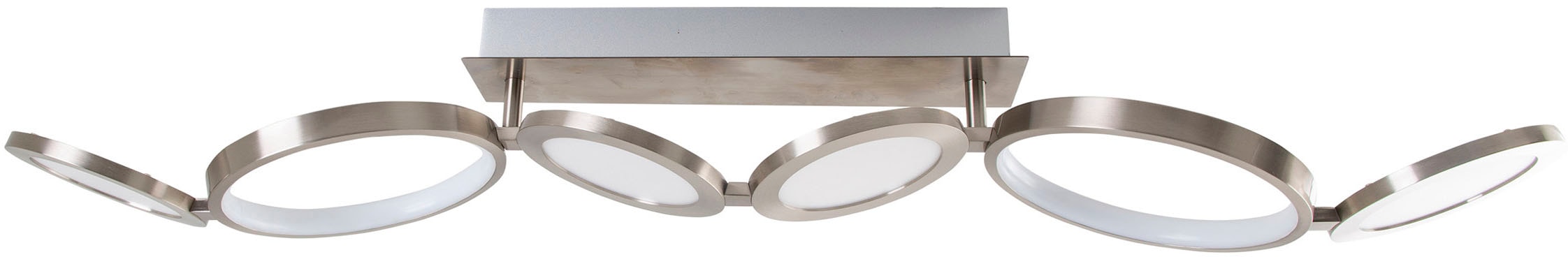 näve LED Deckenleuchte »Stelari«, 1 flammig, 3 Stufen dimmbar per Wandschalter, Diskusoptik, LED warmweiss, l:100cm