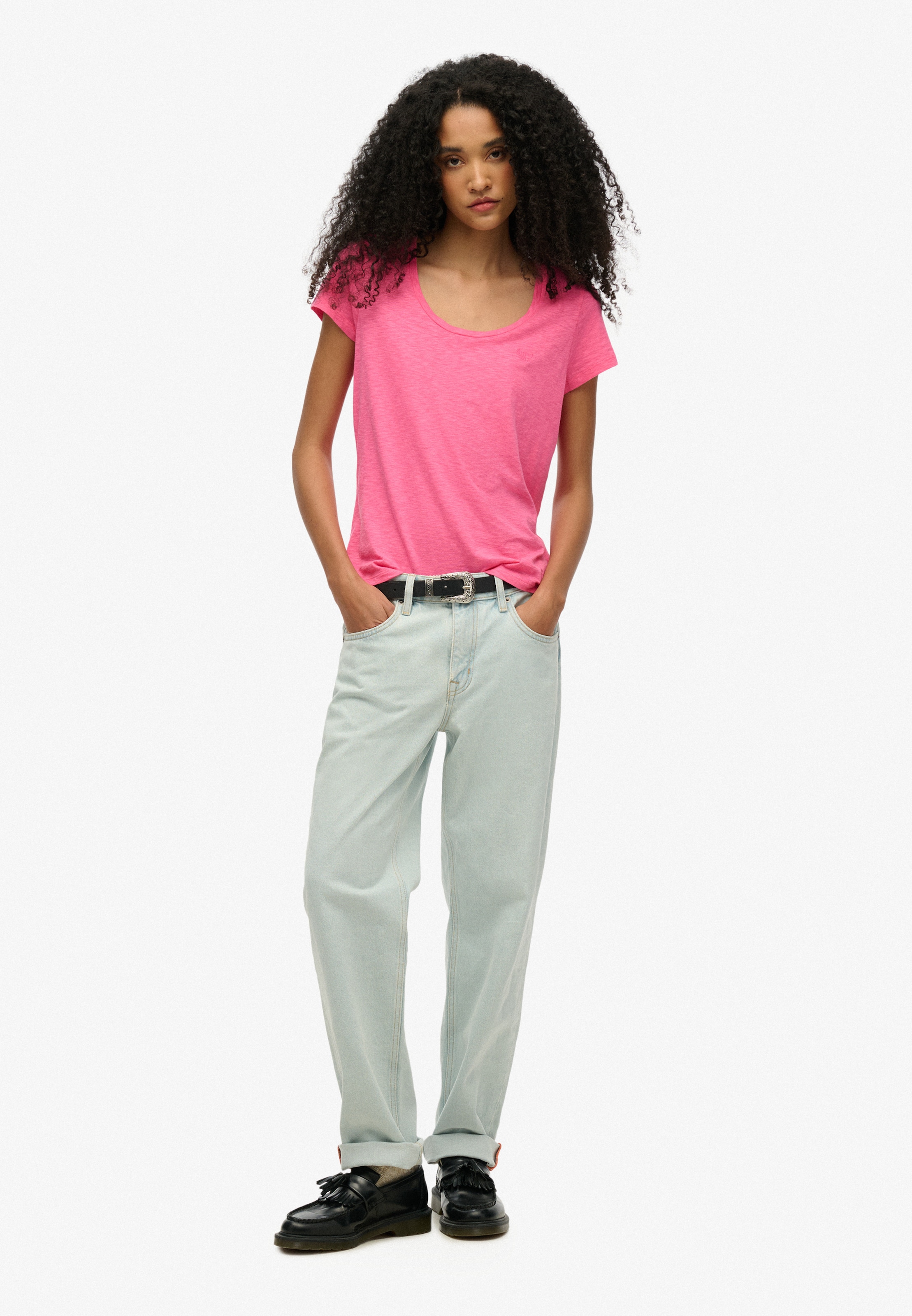 Superdry Kurzarmshirt »SCOOP NECK TEE«
