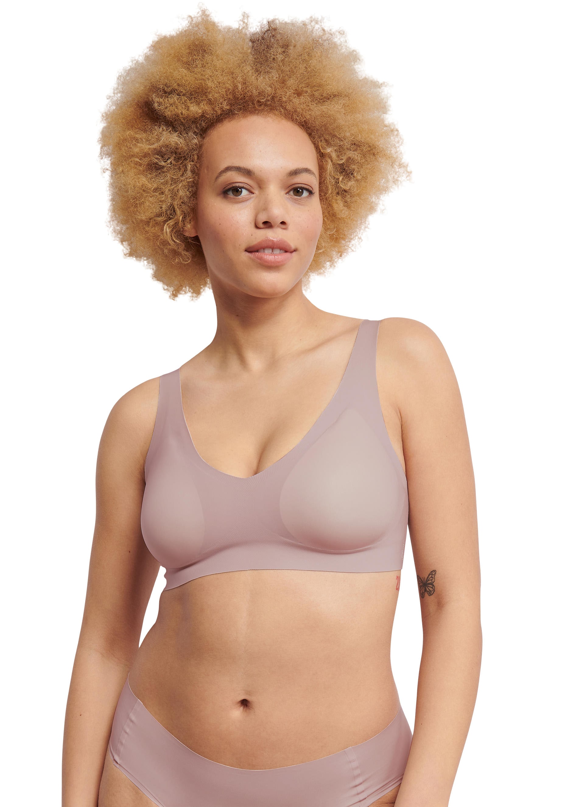 sloggi Bustier »NEU: ZERO Feel 2.0 Bralette«, nahtlos und unsichtbar