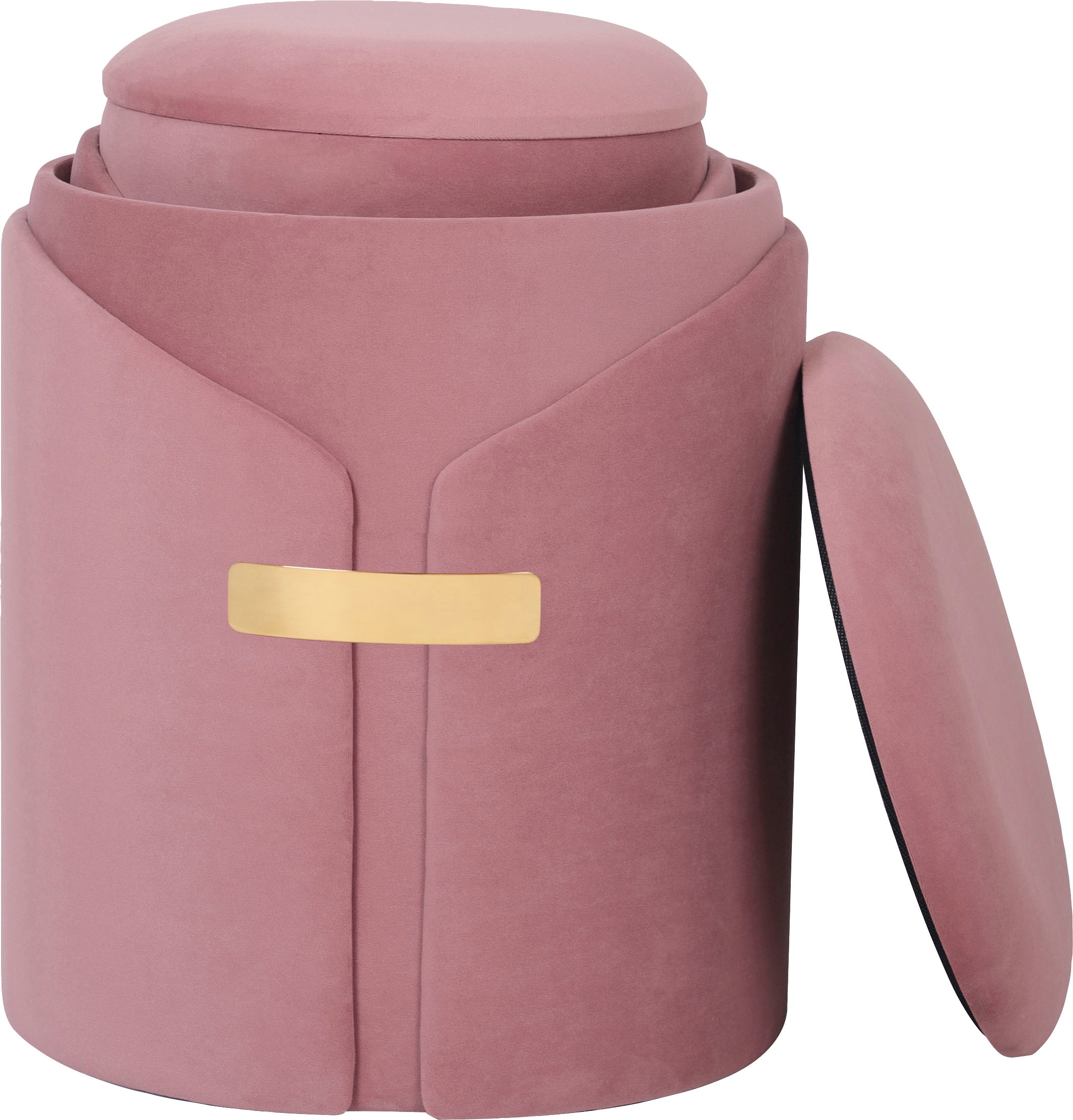 Kayoom Polsterhocker »Hocker Forcet 125« 2er-Set,  mit Stauraum, dekorativ