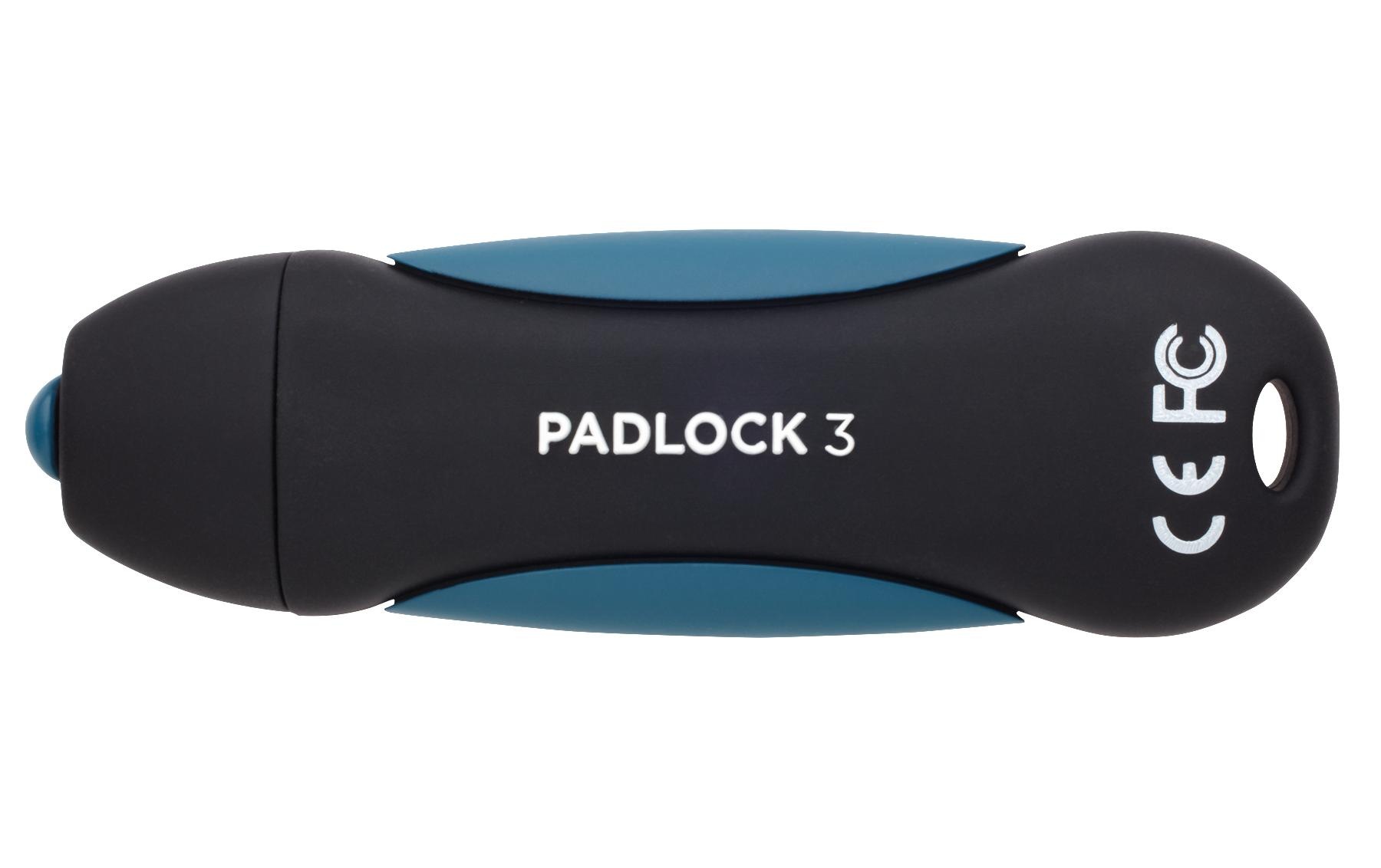 Corsair USB-Stick »Padlock 3 mit Zahlencode, 64 GB«, (Lesegeschwindigkeit 20 MB/s)