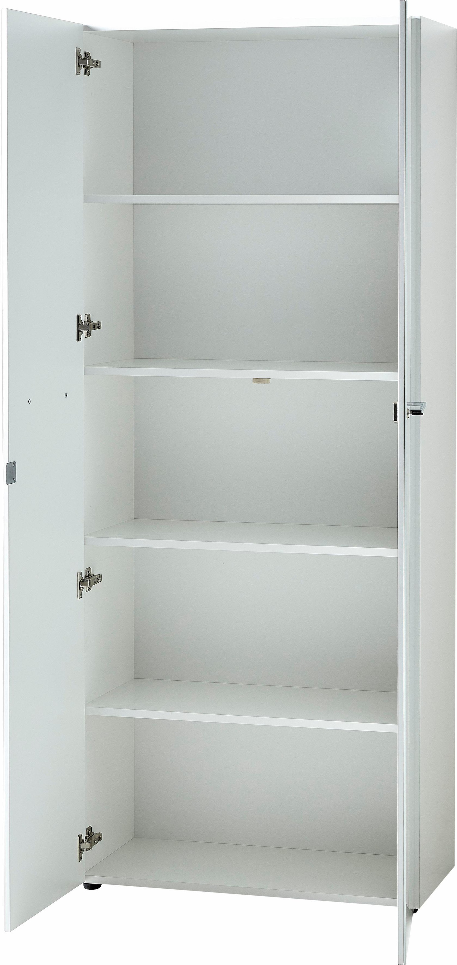 Jelmoli-Versand online GERMANIA Aktenschrank »GW-Monteria«, | weisser shoppen Glas-Auflage, abschliessbar mit