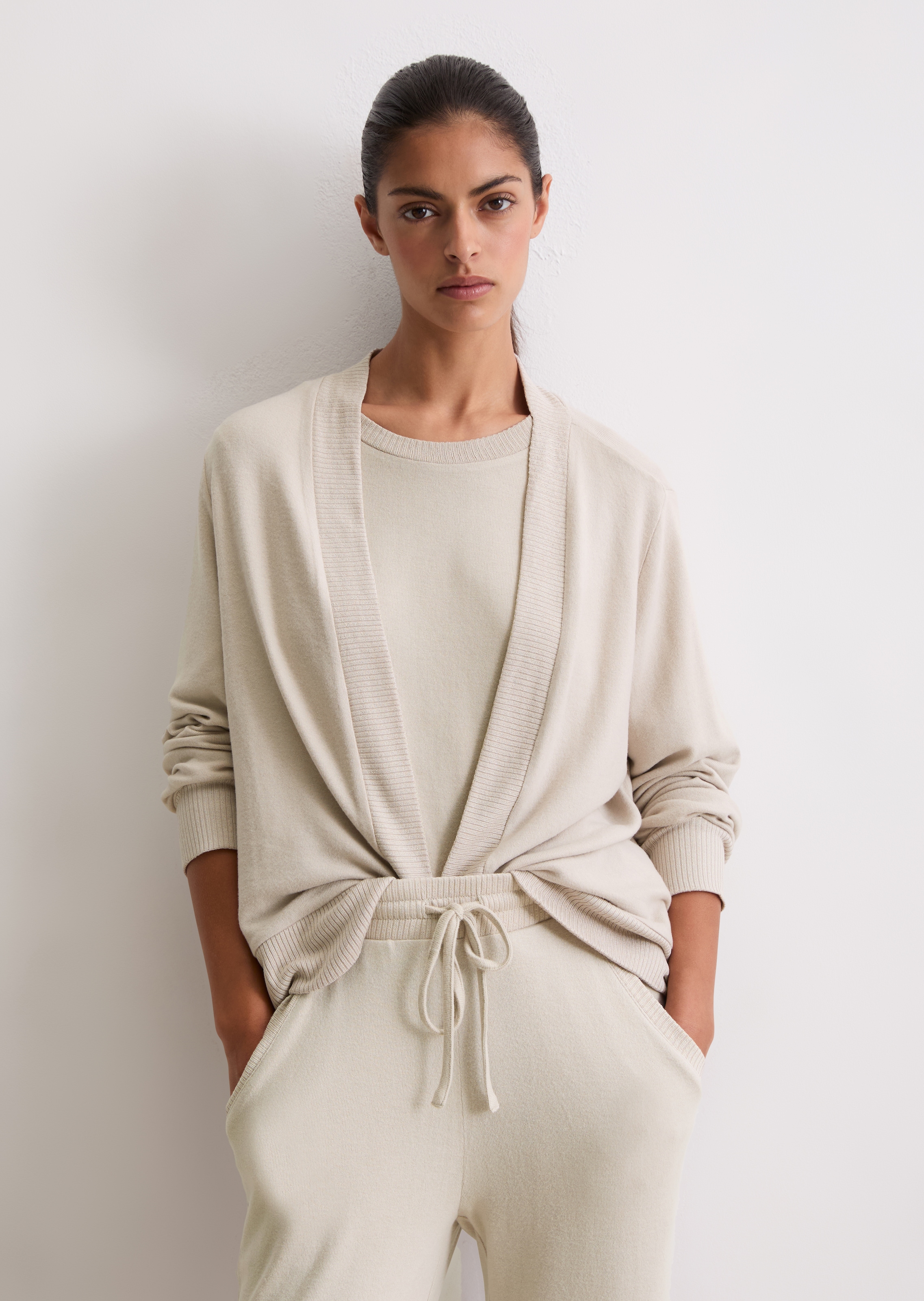 Marc O'Polo Cardigan »Soft Knit«, Langarm, ohne Verschluss, Feinstrick