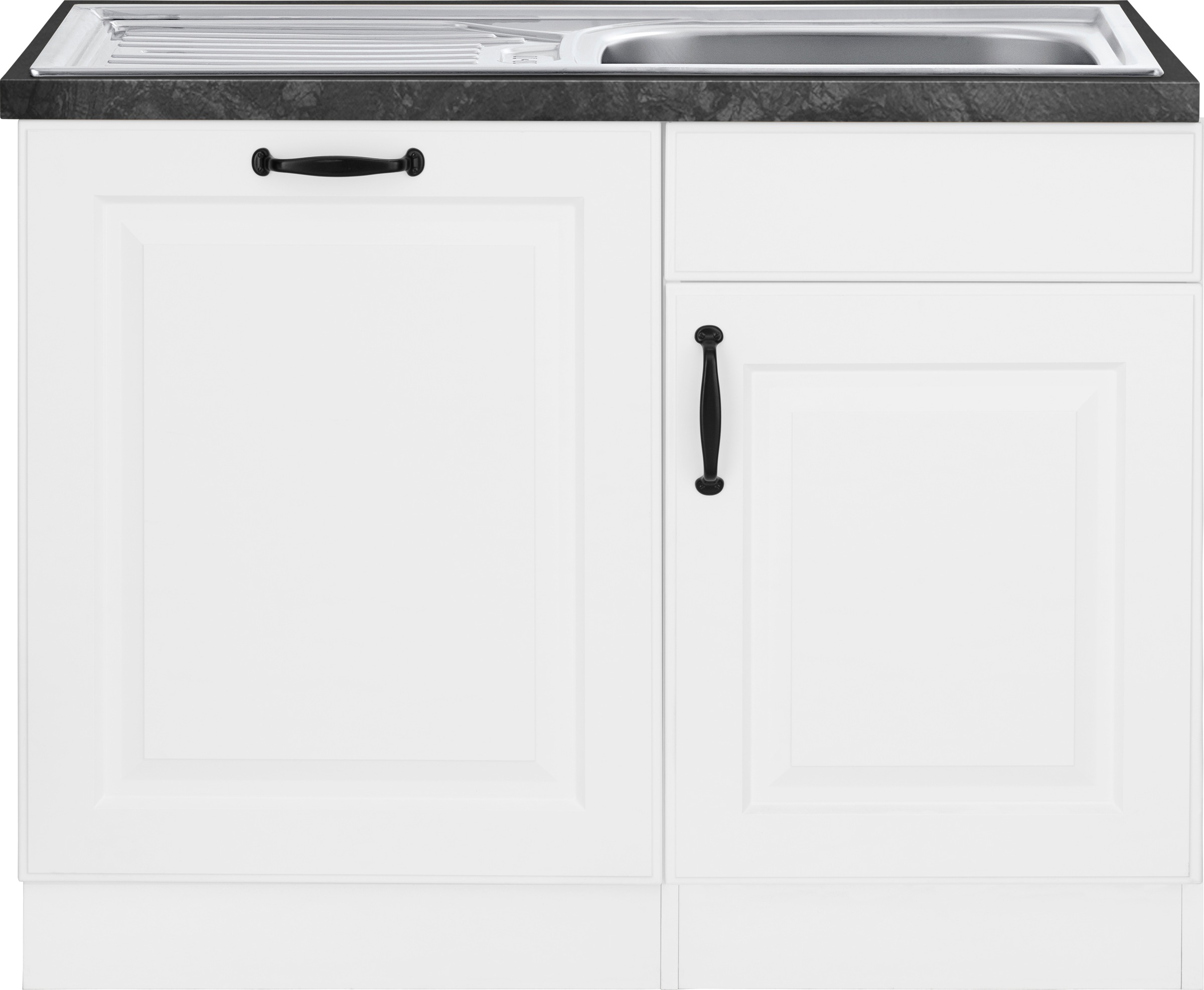 wiho Küchen Spülenschrank "Erla" 110 cm breit, inkl. Tür/Sockel für Geschirrspüler