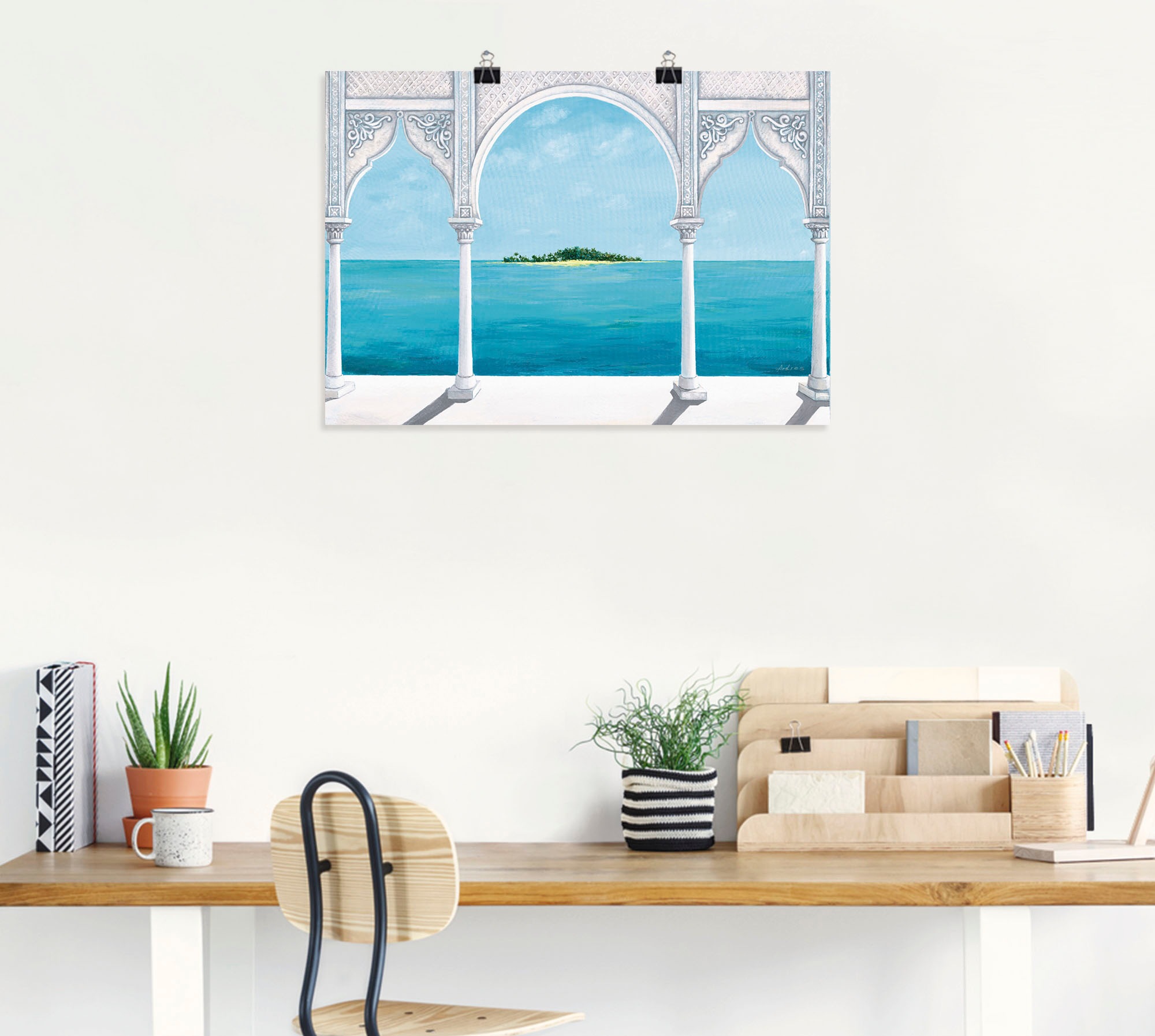 Artland Wandbild »Orientalische Karibik«, Fensterblick, (1 St.), als  Alubild, Leinwandbild, Wandaufkleber oder Poster in versch. Grössen online  kaufen | Jelmoli-Versand
