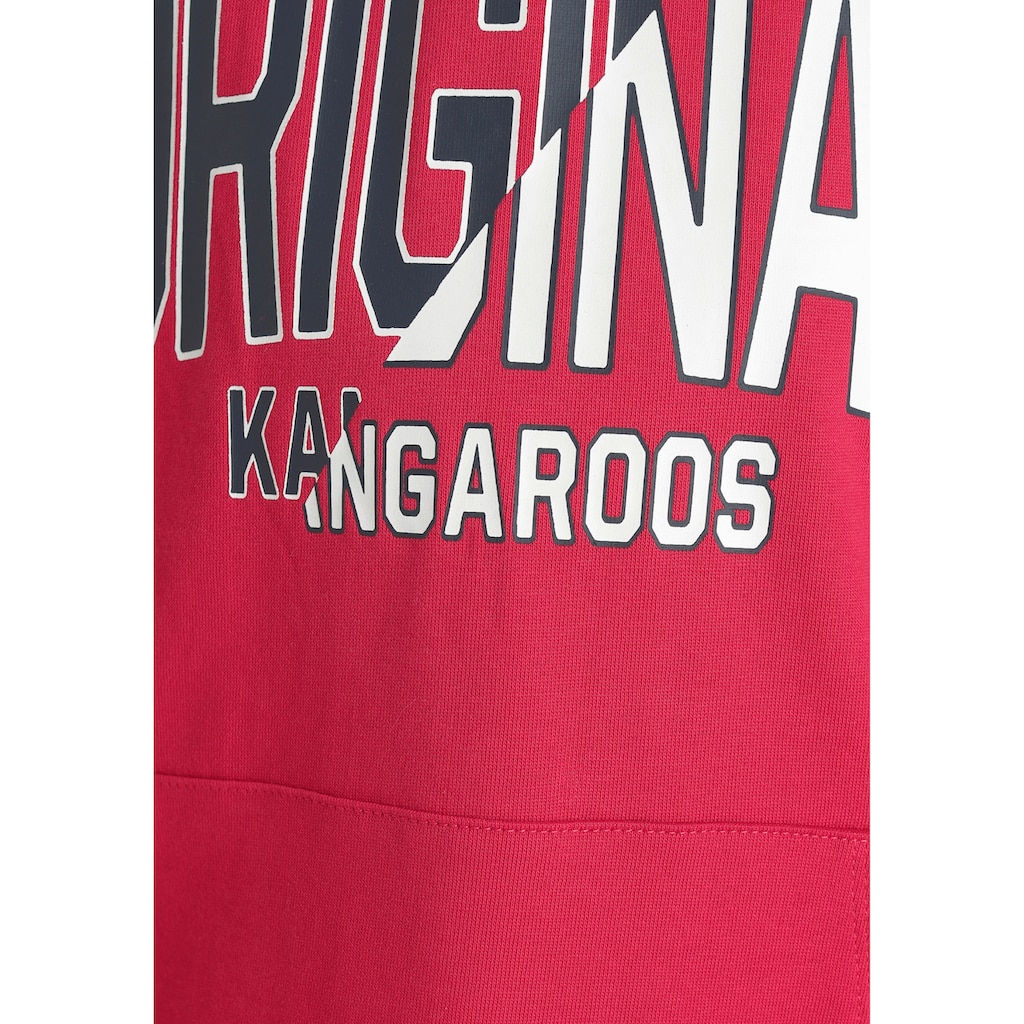 KangaROOS Kapuzensweatshirt »mit Streifen an den Ärmeln«, mit Streifen an den Ärmeln