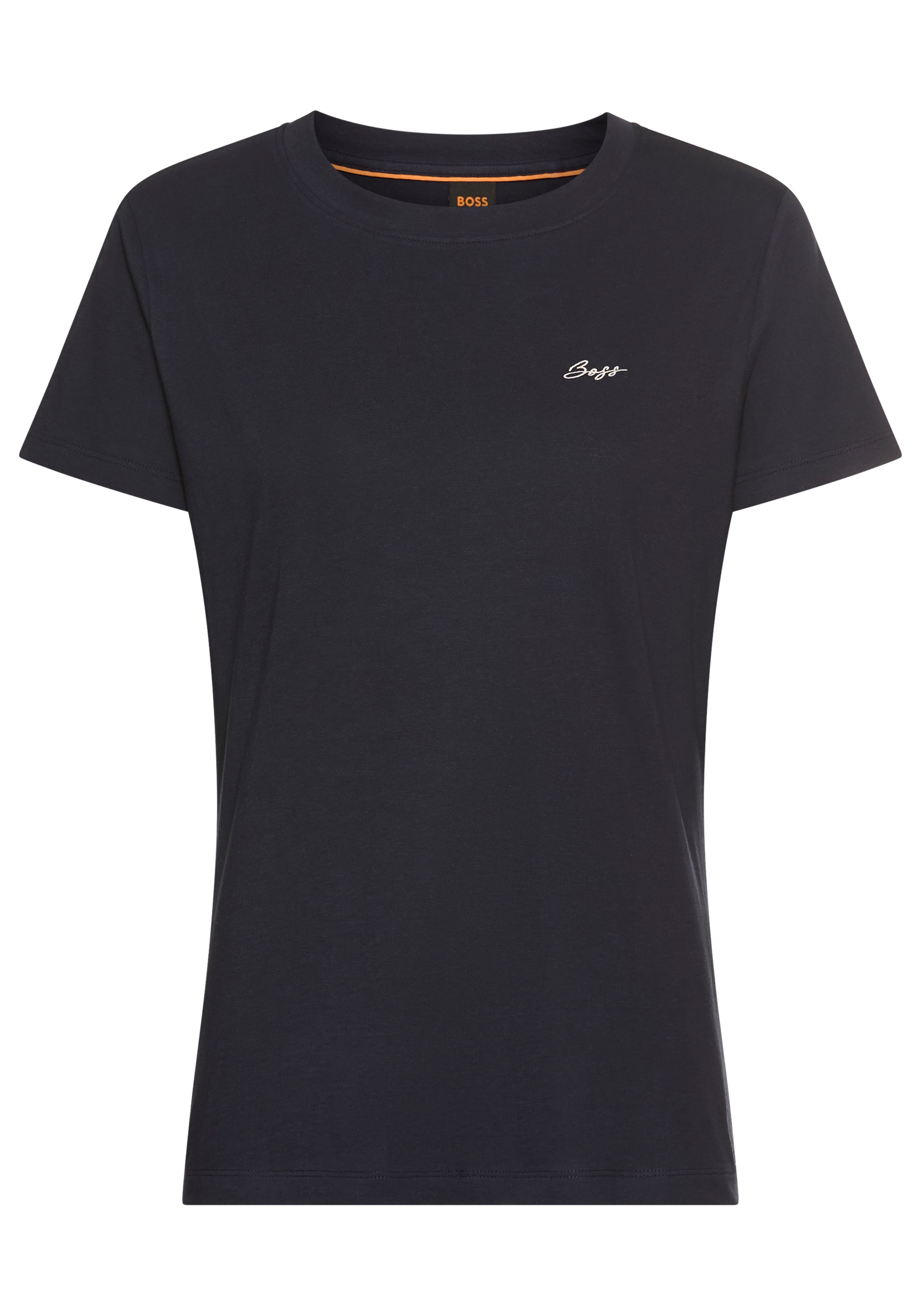 BOSS ORANGE T-Shirt »Esogo HW Premium Damenmode« mit gesticktem Logo