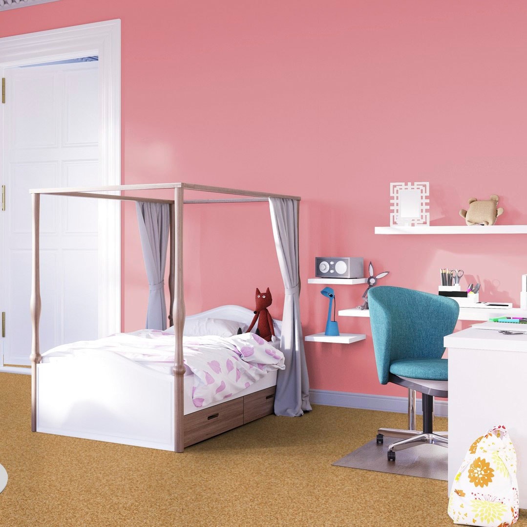 Vorwerk Teppichboden »Passion 1005 (Luco), Schlinge - meliert, Made in Germany«, rechteckig, 6 mm Höhe, Wohnzimmer, Schlafzimmer, Kinderzimmer, Breite 400/500 cm