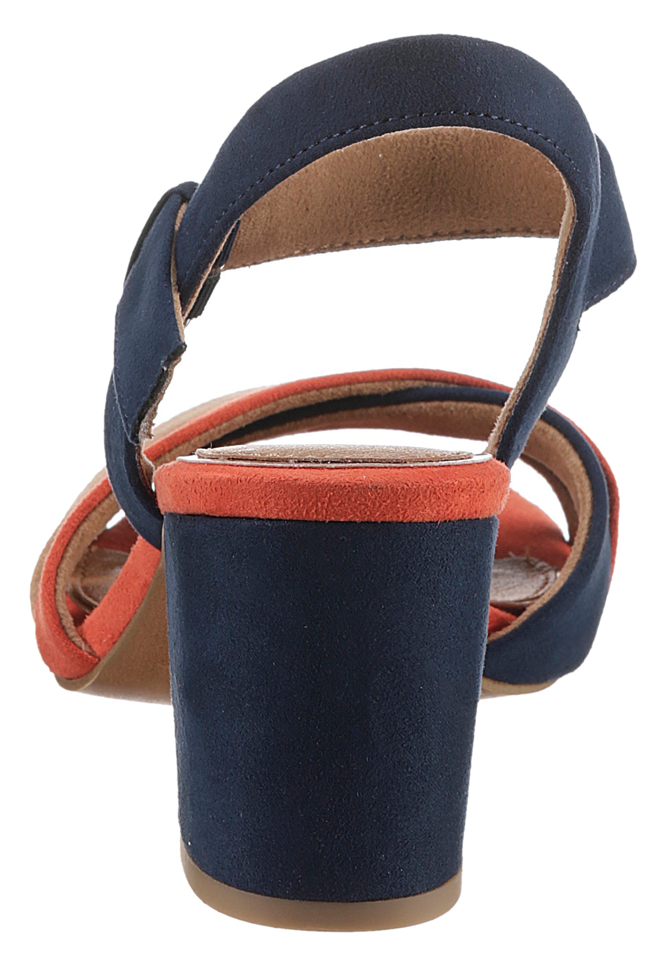 MARCO TOZZI Sandalette, Blockabsatz, Sommerschuh, Sandale mit verstellbarem Fesselriemchen
