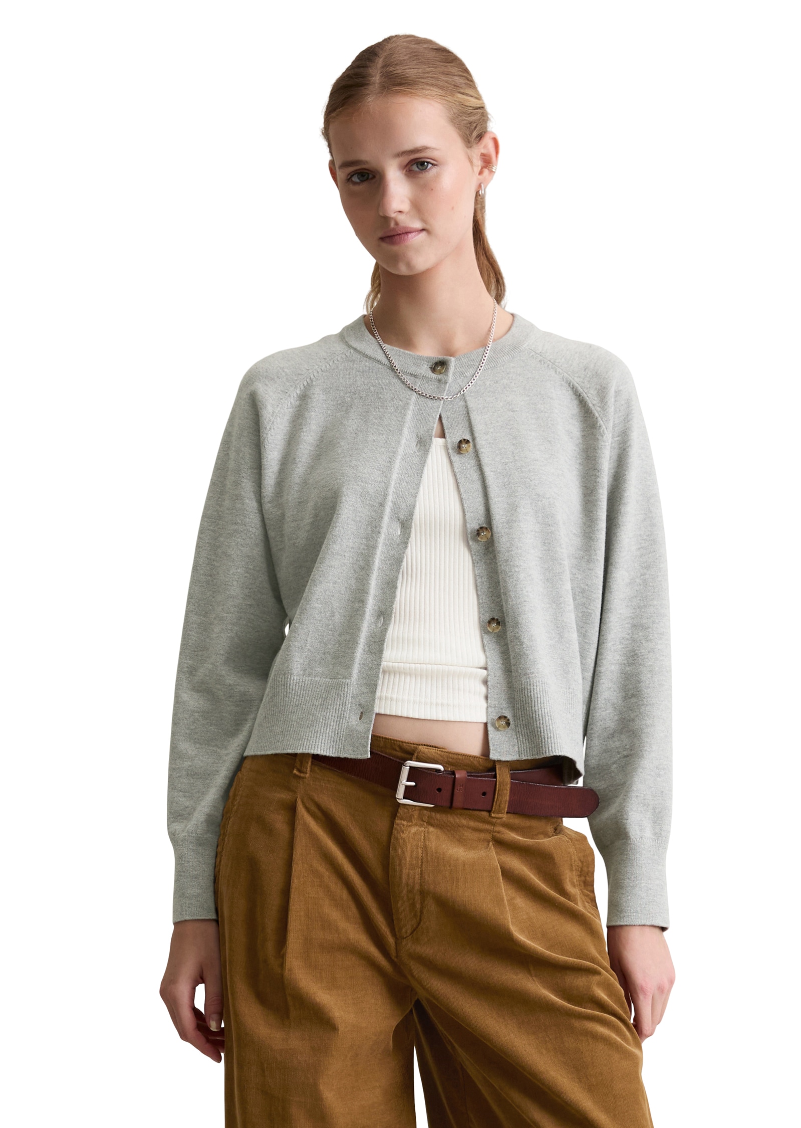 Marc O'Polo DENIM Cardigan regular fit aus Soft Cotton Stretch