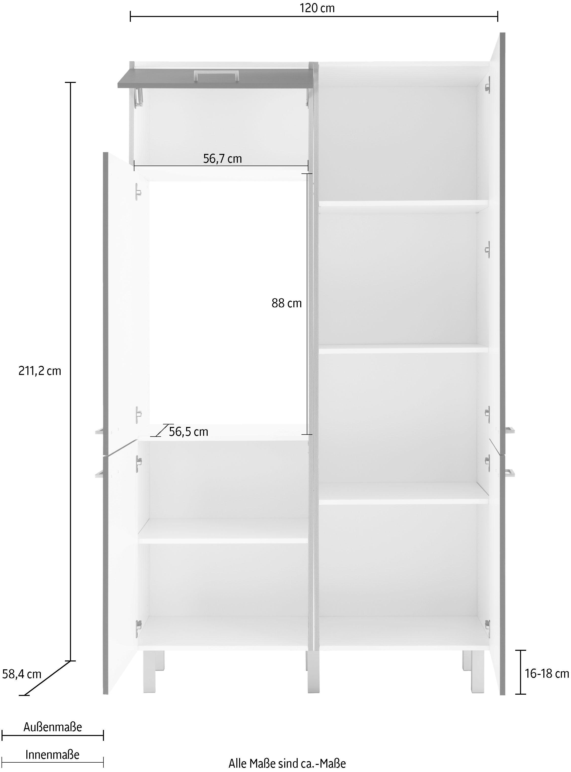 Jelmoli-Versand online Modul, Kühlumbauschrank »Tapa«, OPTIFIT | kaufen Breite 120 cm