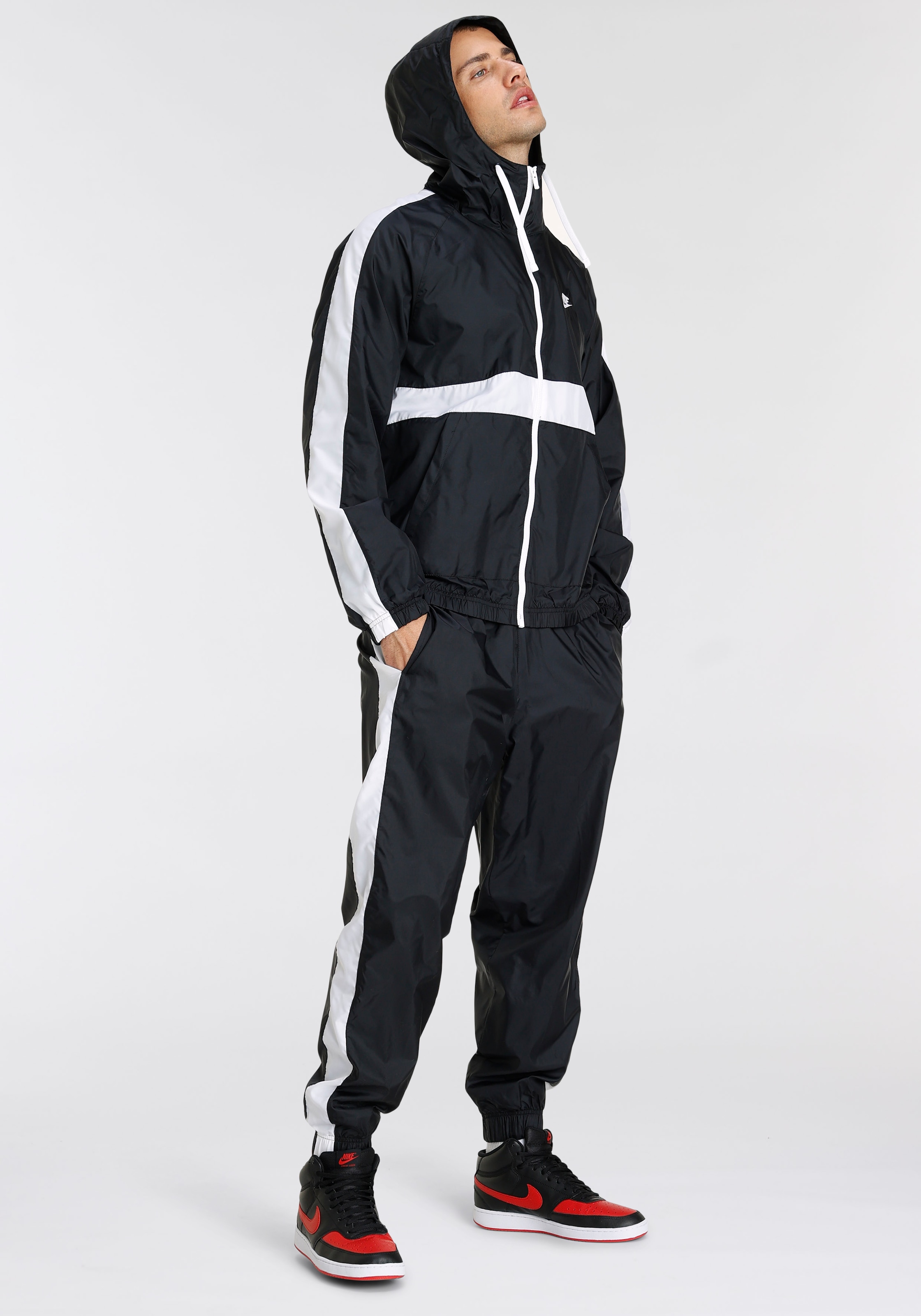 verdediging Isoleren buitenste Nike Sportswear Trainingsanzug »MEN'S HOODED WOVEN TRACKSUIT« kaufen |  jelmoli-shop.ch