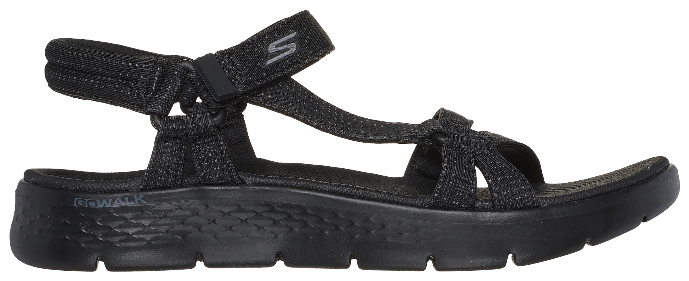 Skechers Sandale »GO WALK FLEX SANDAL-SUBLIME-X«, Sommerschuh, Sandalette, Klettschuh, mit Goga Mat Footbed