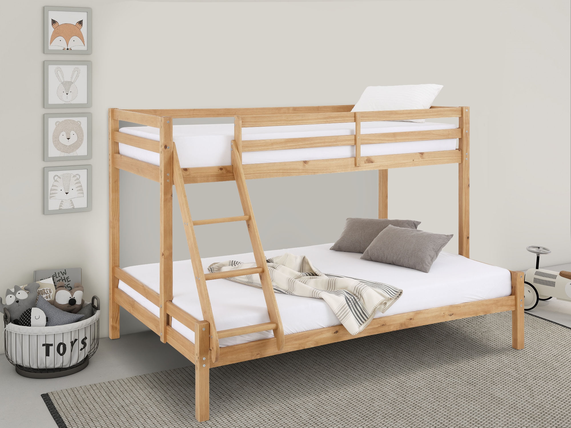 ✵ Lüttenhütt Kinderbett »Alpi«, mit 2 Schlafgelegenheiten, inklusive  Lattenrost und Leiter online entdecken | Jelmoli-Versand