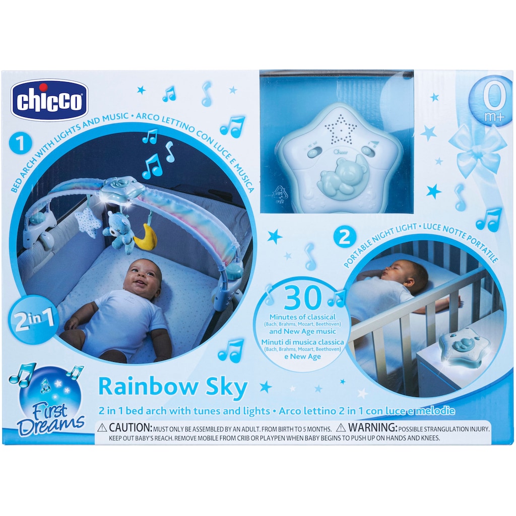 Chicco Spielbogen »Regenbogen-Spielbogen für Kinderbett 2 In 1«