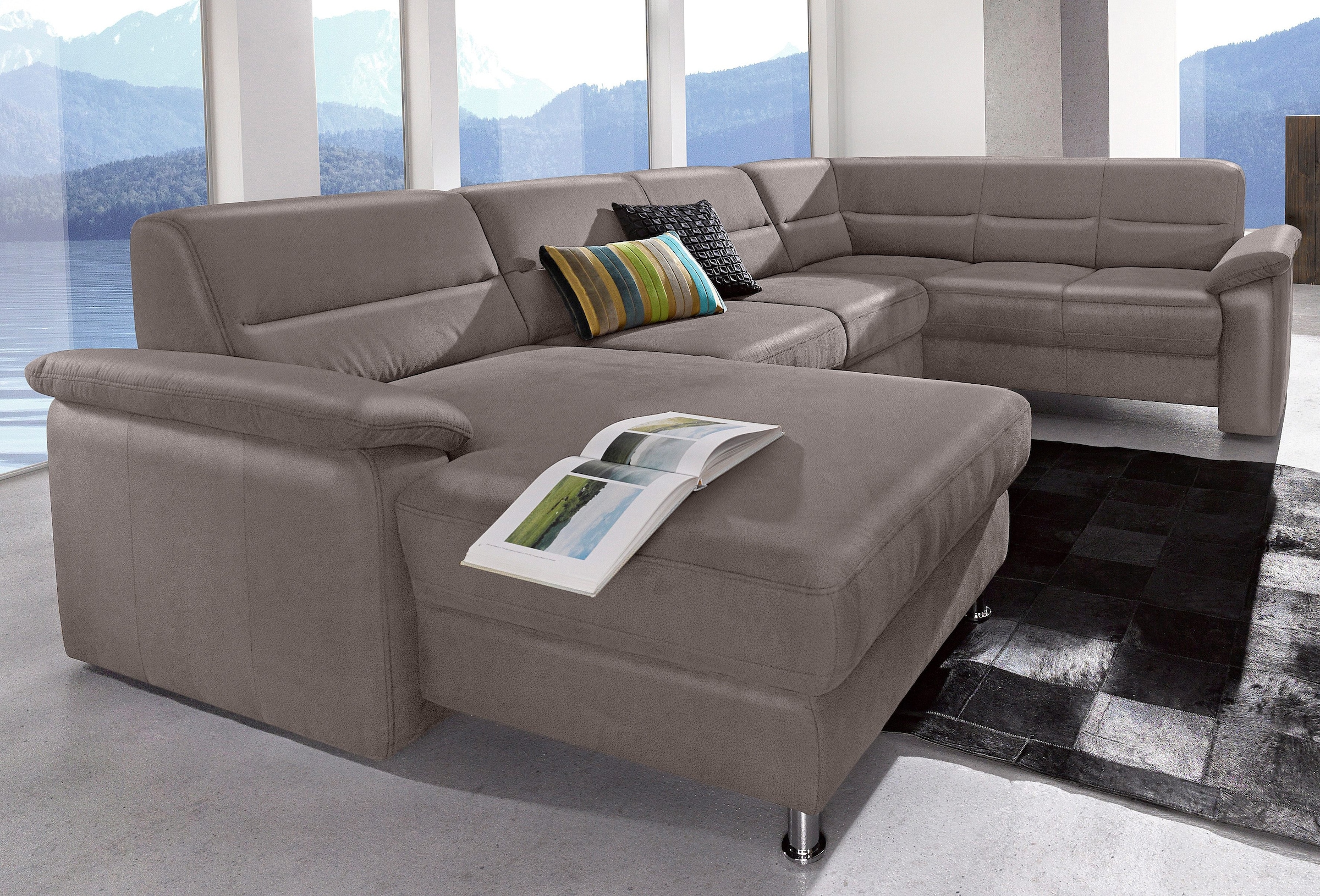 sit&amp;more Wohnlandschaft »Ascara U-Form«, inklusive Boxspring/Federkern ...