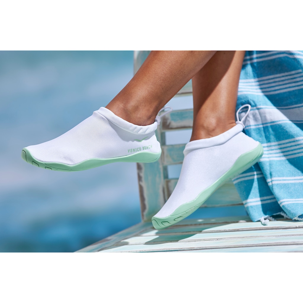 Venice Beach Aquaschuh, Badeschuh, Slipper, Wasserschuh ultraleicht und schnelltrocknend VEGAN