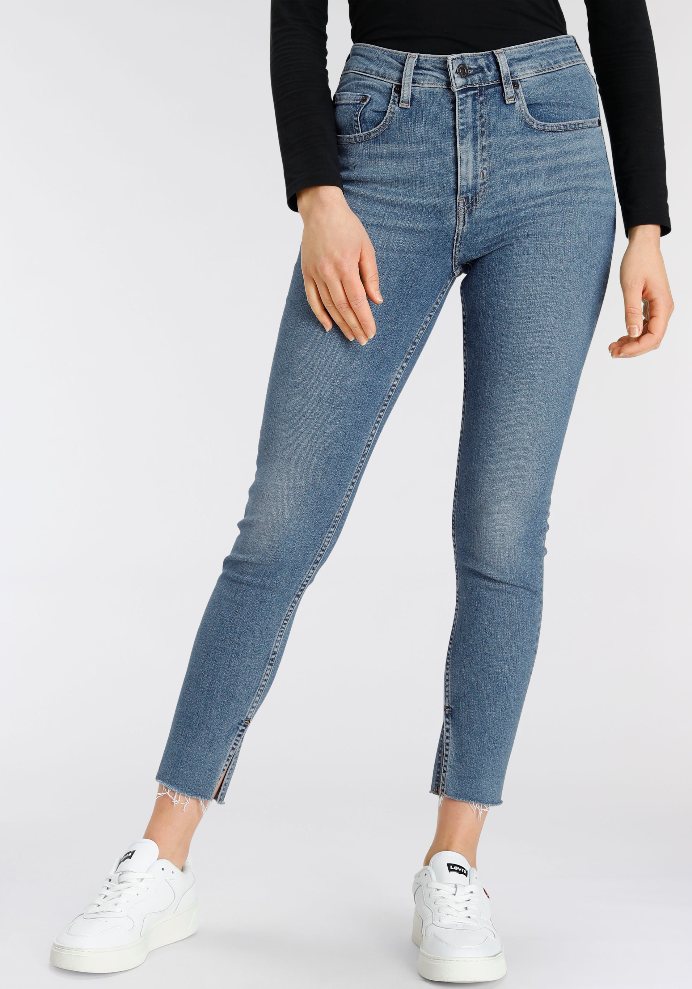 Levi's® Skinny-fit-Jeans »721 High rise skinny«, mit Schlitz am Saum