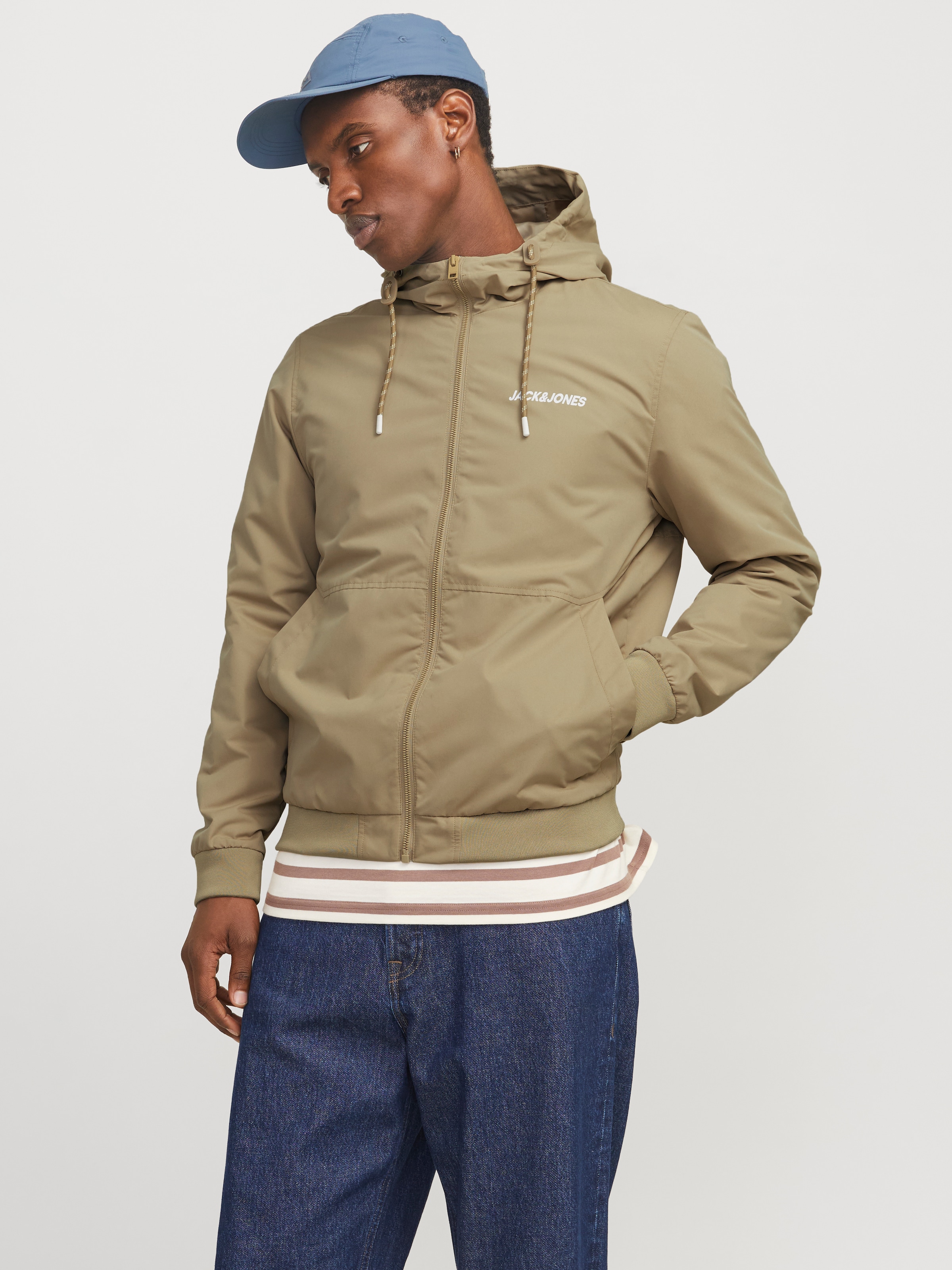Jack & Jones Blouson »JJERUSH mit Kapuze« mit Kapuze Übergangsjacke, regular fit