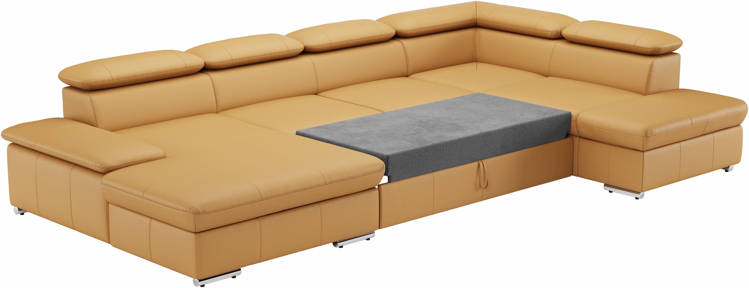 sit&more Wohnlandschaft »Valantine U-Form«, inkl. Kopf- und Armteilverstellung, wahlweise mit Bettfunktion