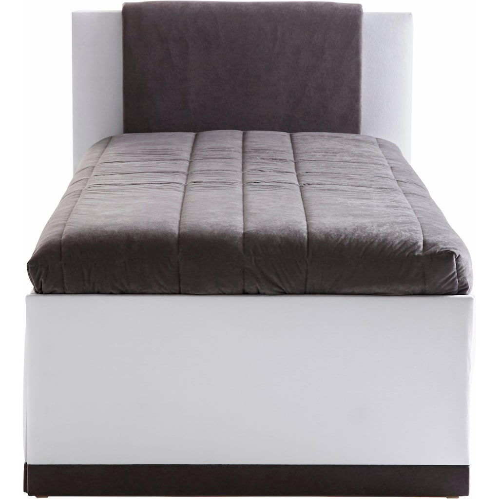 Westfalia Schlafkomfort Polsterbett, mit Bettkasten und Tagesdecke
