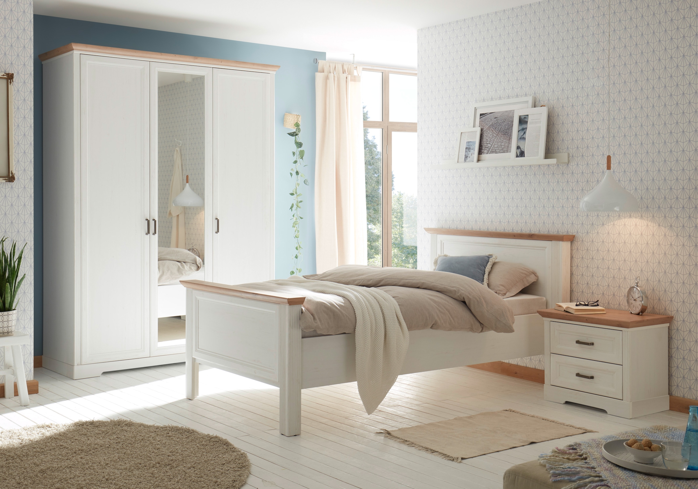 Schlafkontor Bettgestell »Jasmin II«, im Landhausstil